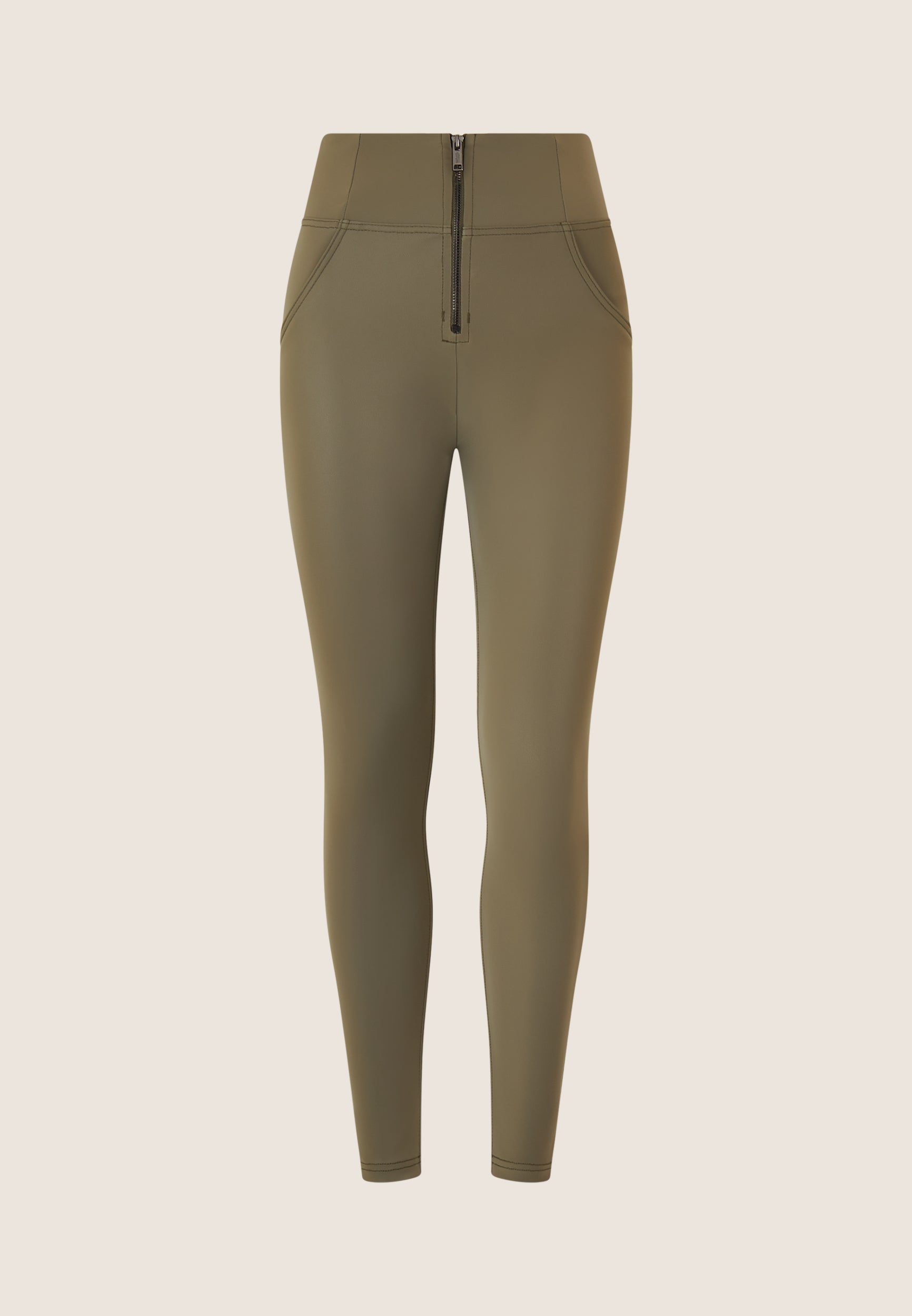 freddy-wr-up-pantalon-taille-haute-simili-cuir-brillant image 7