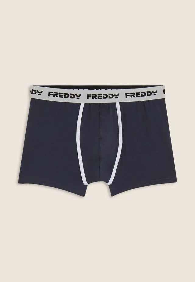 freddy-boxer-homme-ajust-jambe-courte-lastique-jacquard-logo image 1