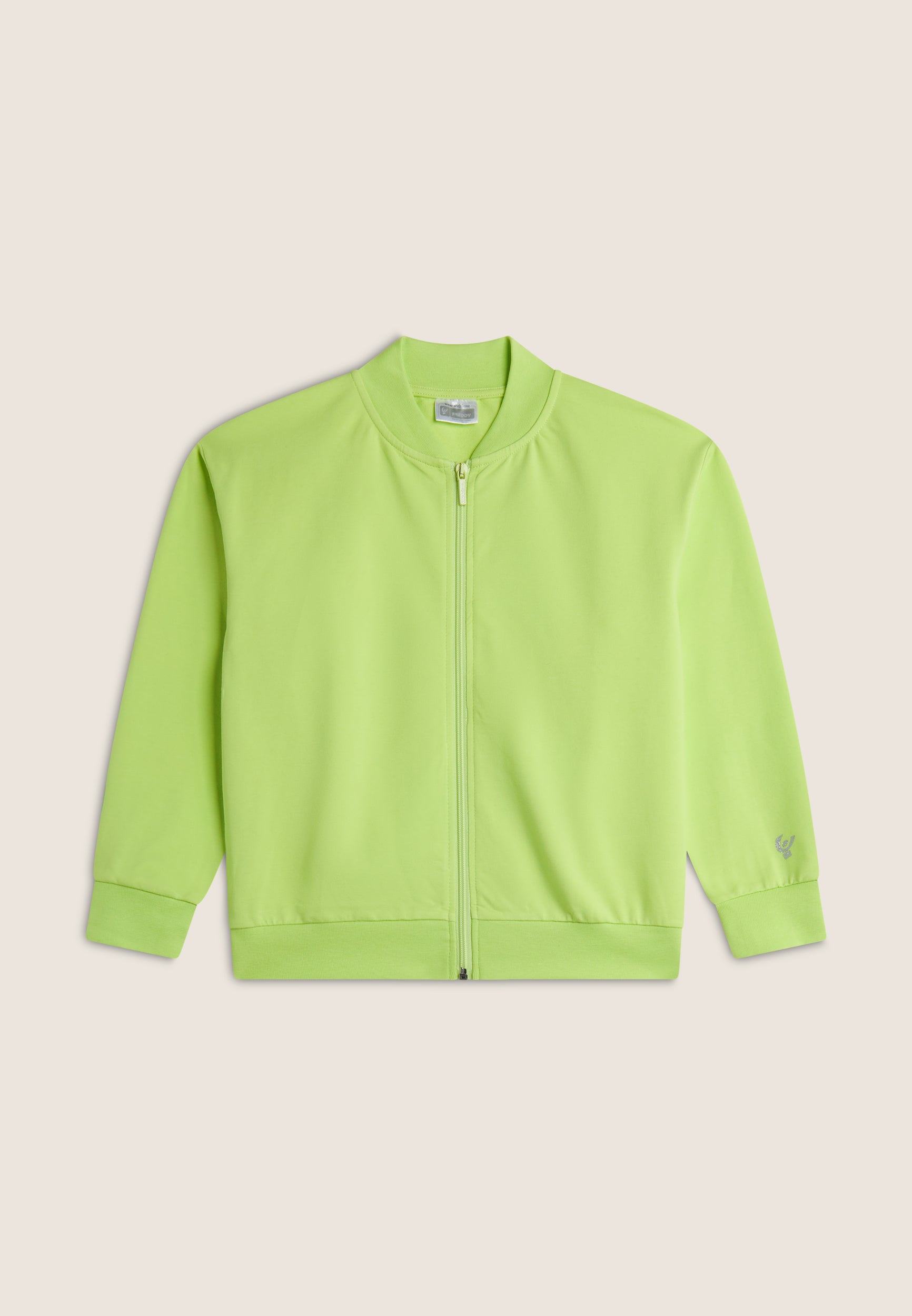 freddy-felpa-sweat-enfant-zipp-style-bomber-en-coton image 7