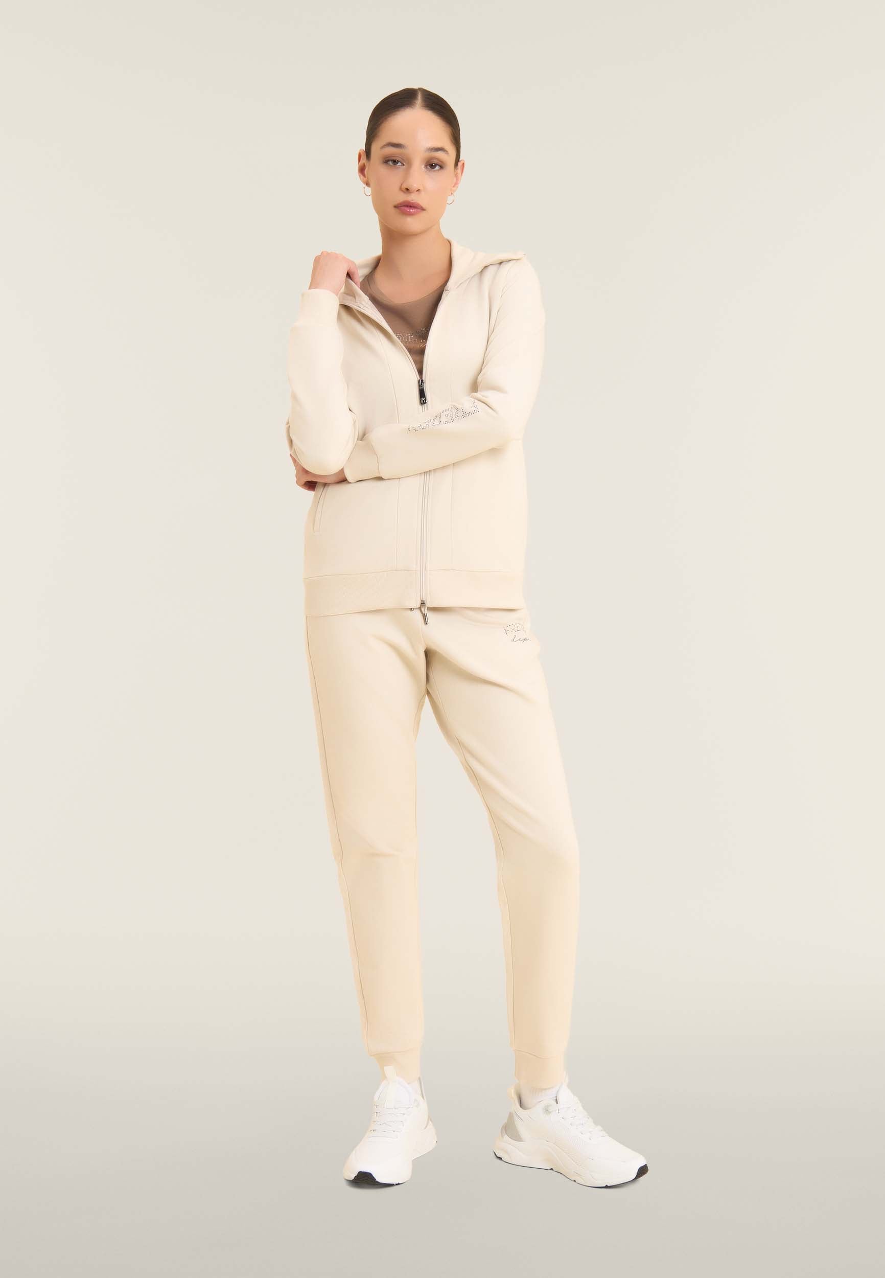 freddy-sweat-femme-zipp-col-haut-r-versible-molleton-stretch image 2