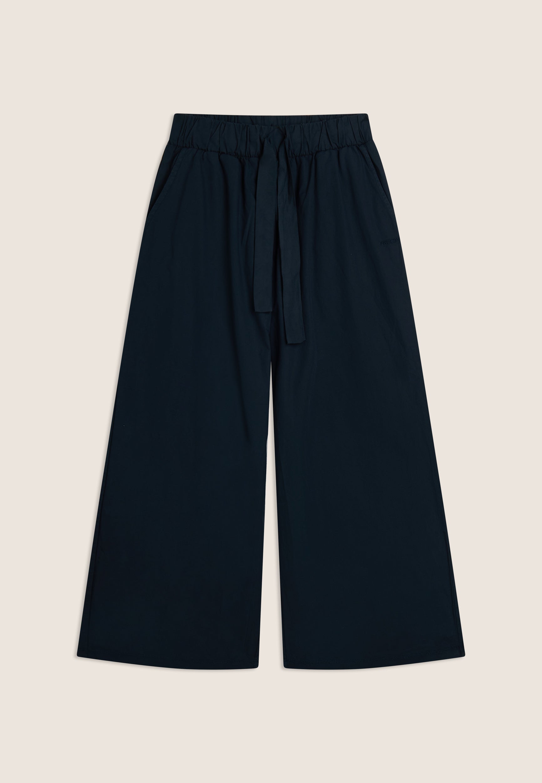 freddy-pantalon-sport-femme-wide-leg-coton-stretch-full-length image 1