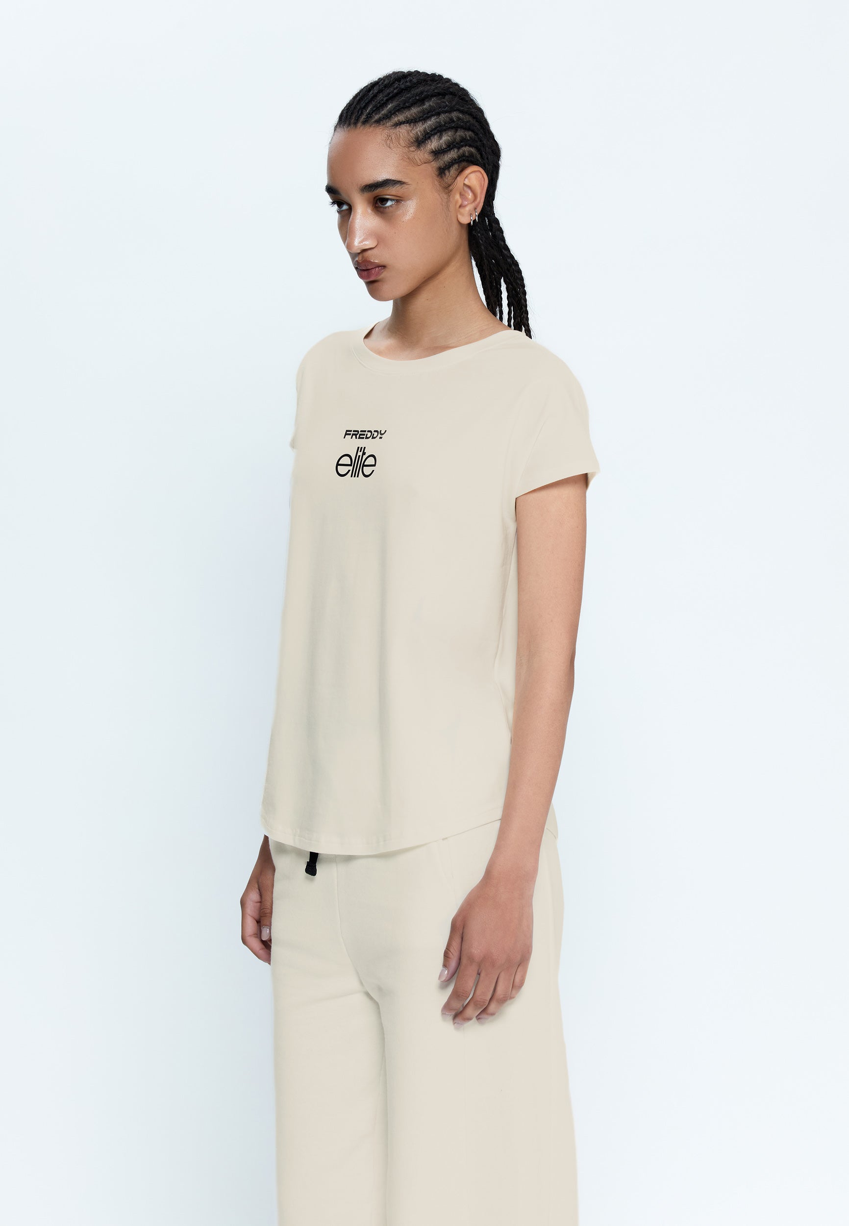 freddy-t-shirt-femme-bi-fronte-elite-x-freddy-jersey-coton image 3
