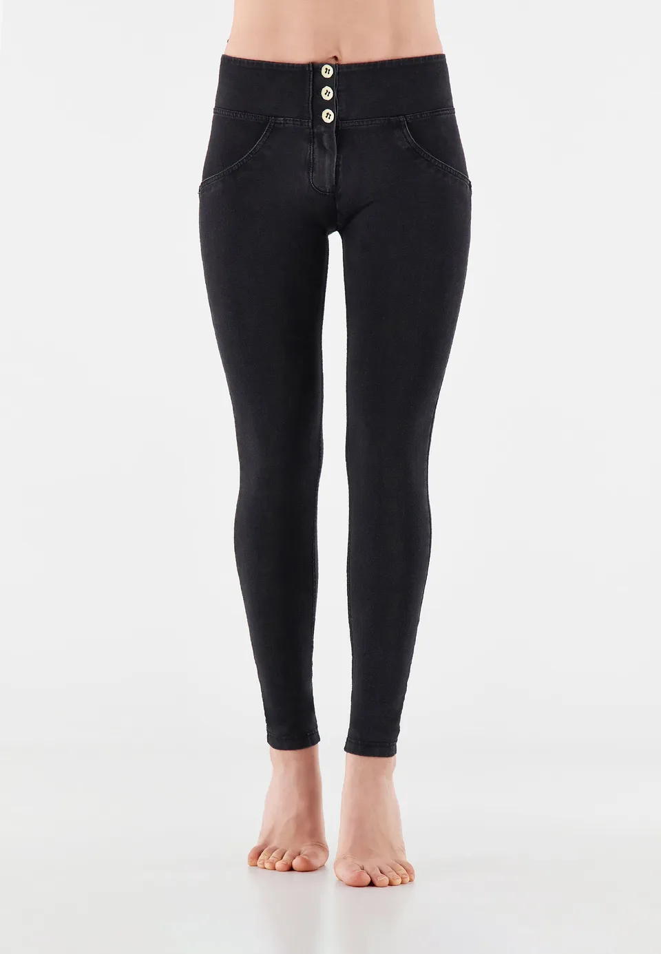 freddy-wr-up-jeggings-skinny-taille-moyenne-coton-bio-effet-denim image 1