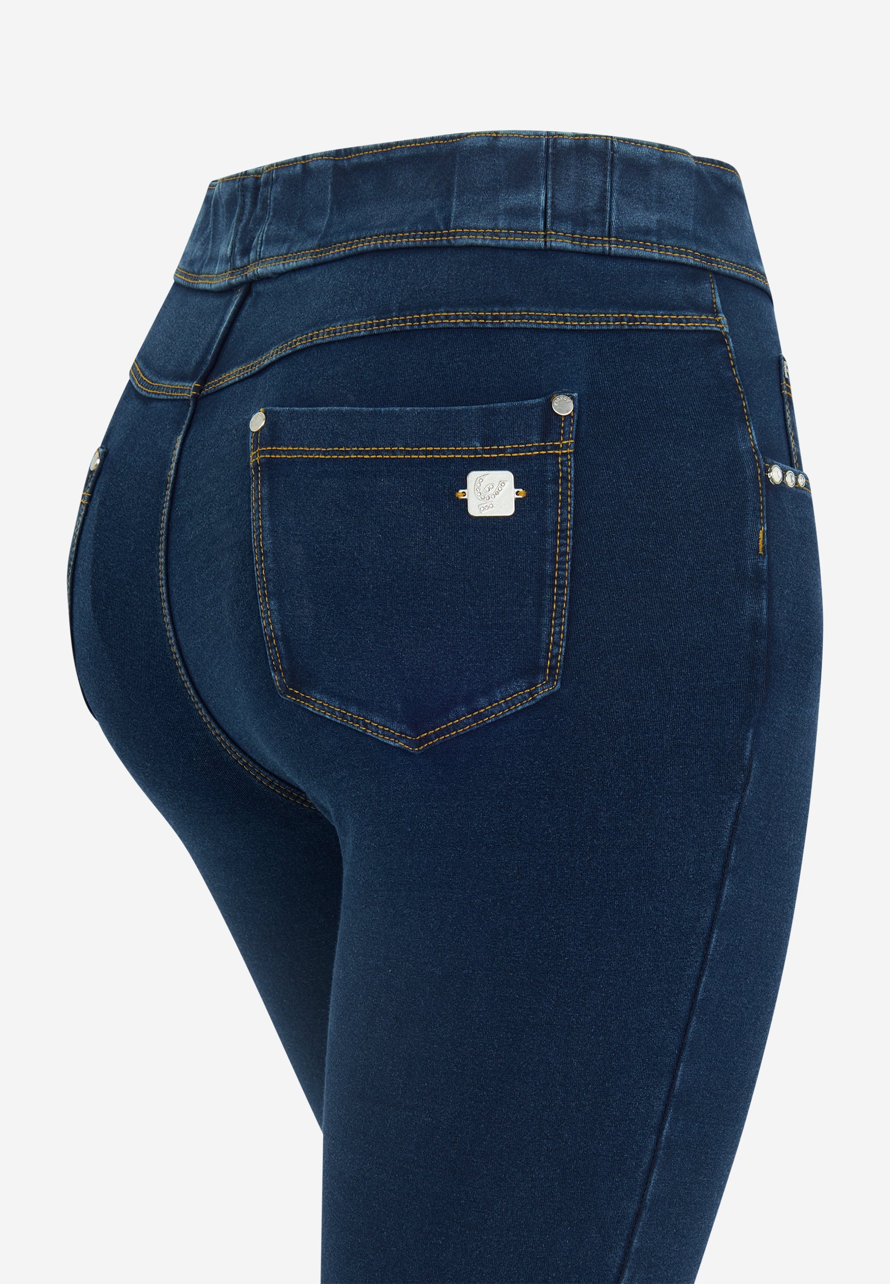 freddy-n-o-w-pants-jeggings-skinny-taille-moyenne-jersey-denim image 6
