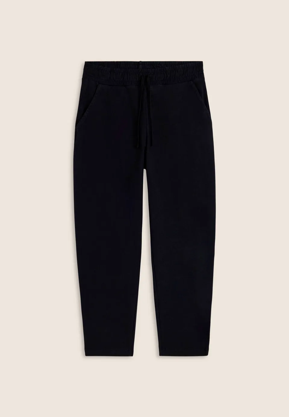 freddy-pantalon-femme-cropped-molleton-coton-effet-vintage image 1