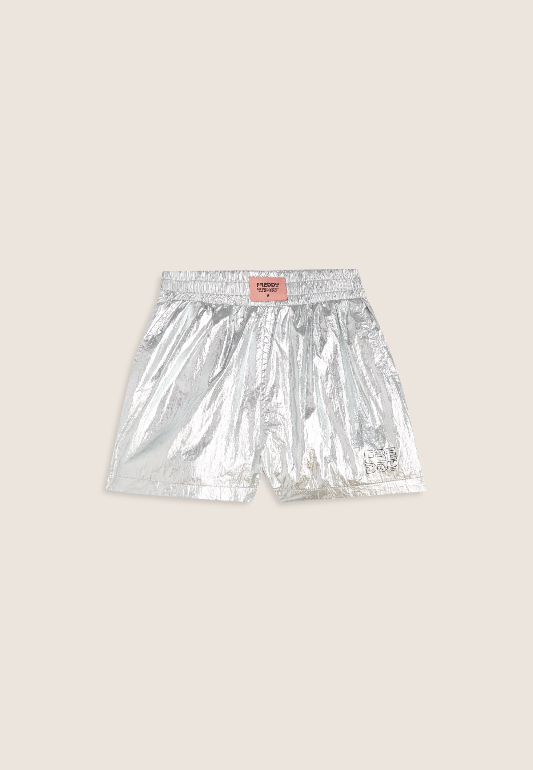 freddy-short-fille-coated-argent-poches image 4
