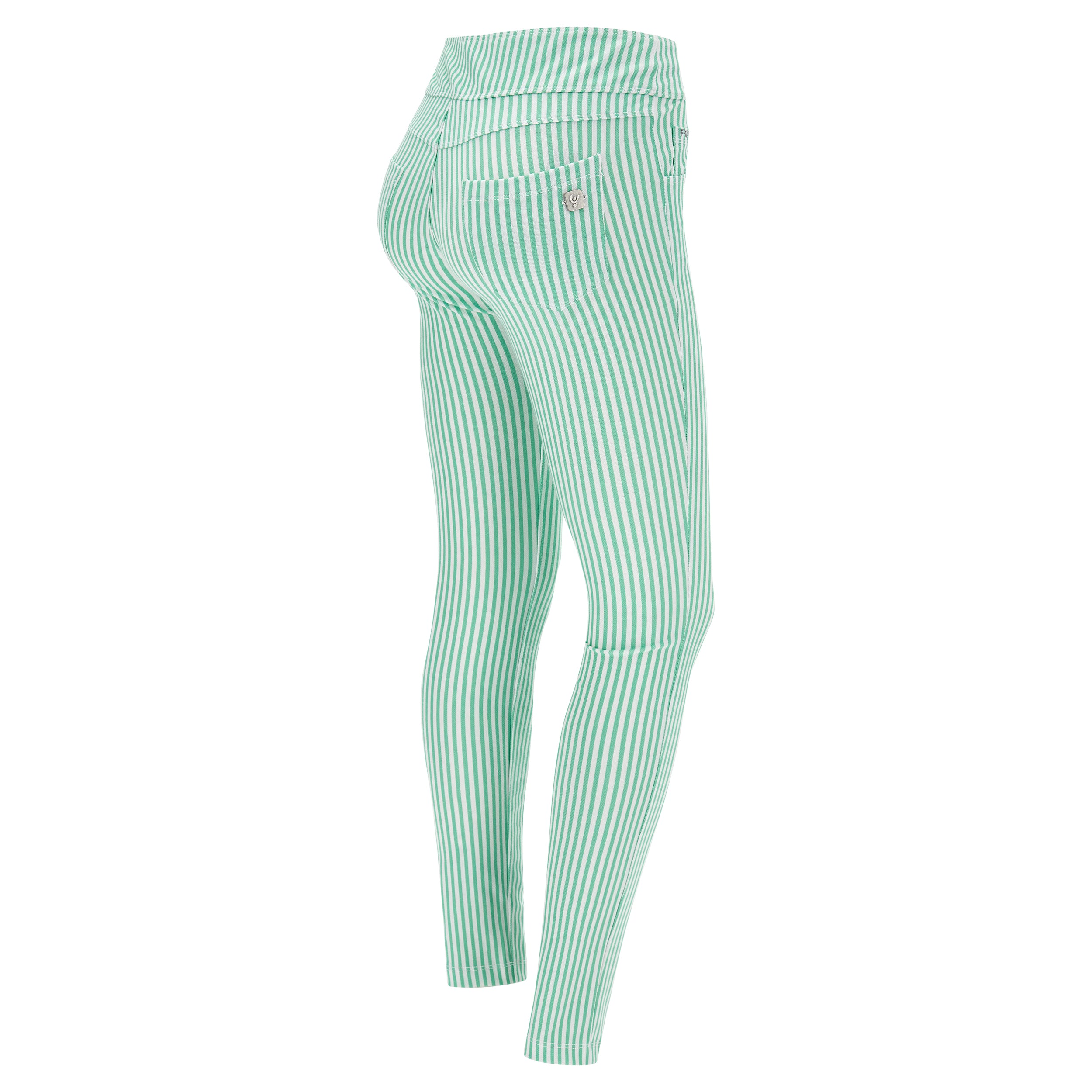 freddy-n-o-w-pantalon-yoga-slim-taille-r-versible-jersey-drill-rayures-pastel image 2
