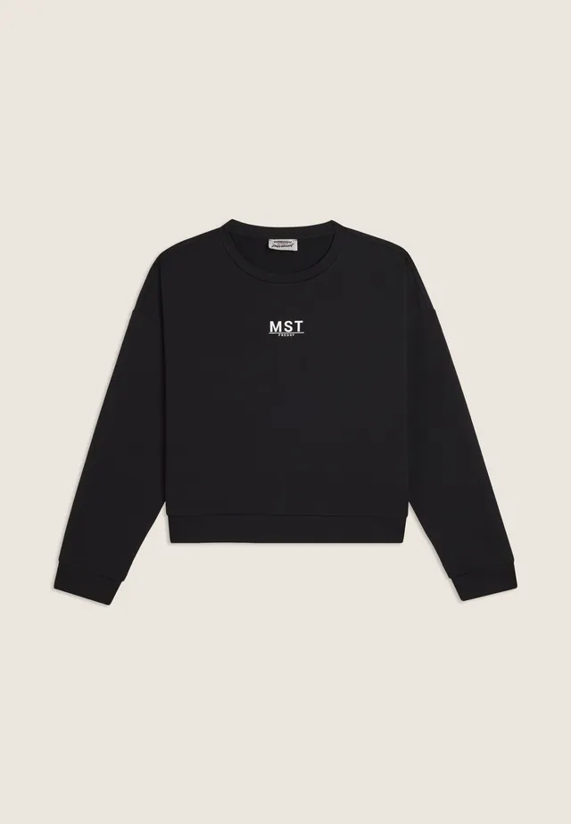 freddy-sweat-cropped-comfort-col-rond-french-terry image 1