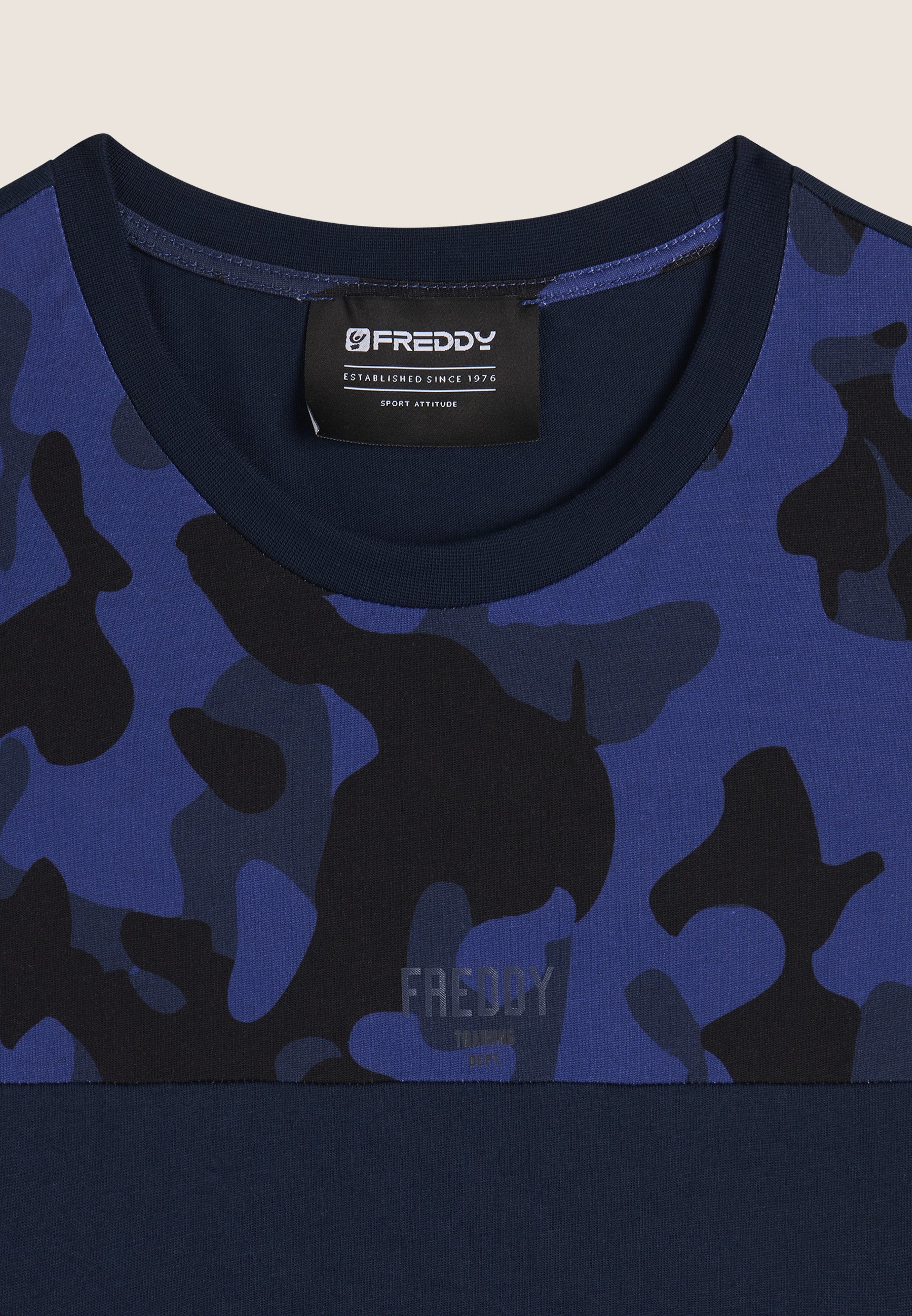 freddy-t-shirt-regular-coton-insert-camouflage image 7