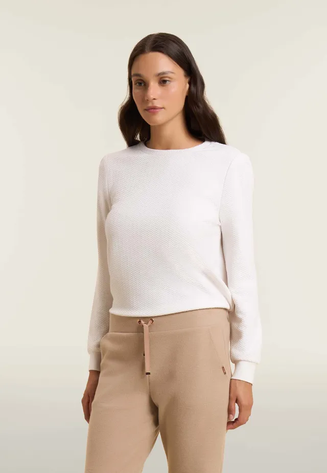 freddy-pantalon-femme-effet-tricot-avec-poignets image 1