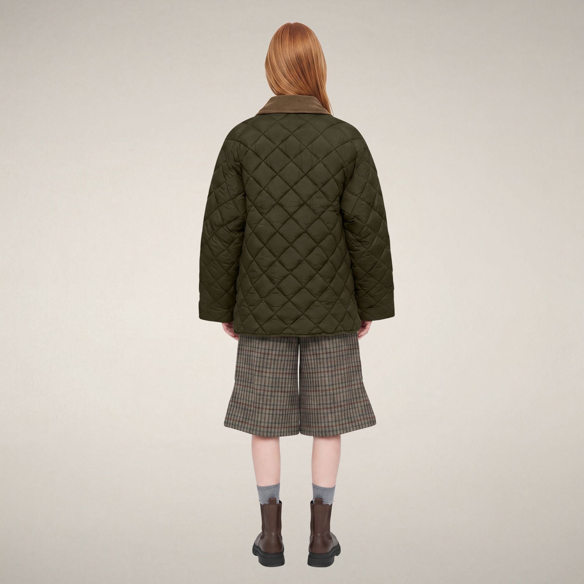 save-the-duck-jodie-doudoune-femme-vert-serpent image 2