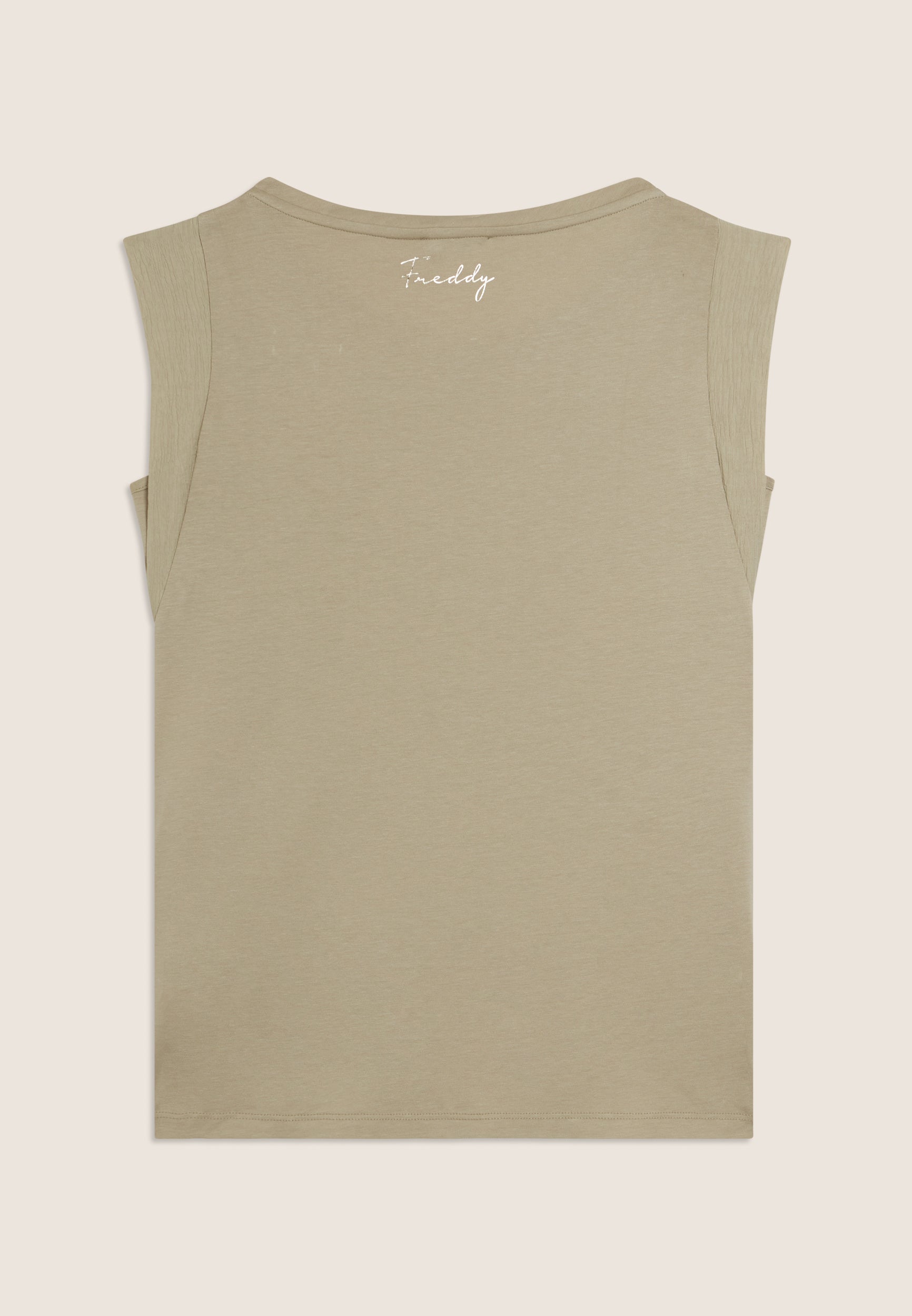 freddy-t-shirt-regular-coton-modal-manches-crinkle-precious-moments image 6
