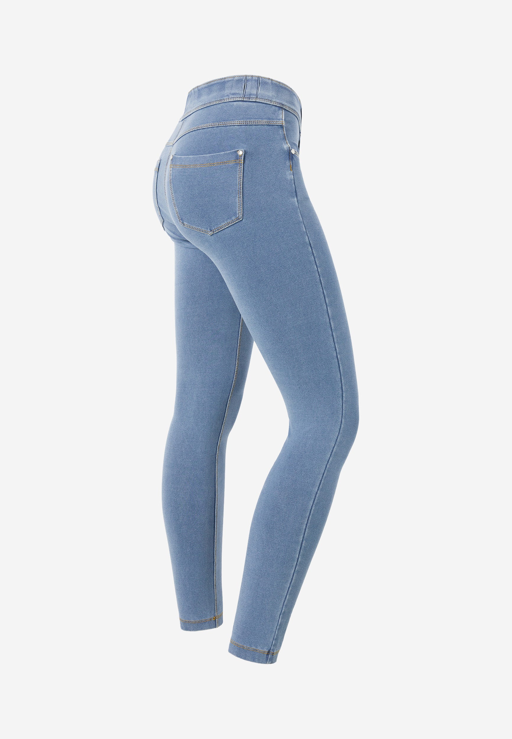 pantalon-freddy-n-o-w-skinny-taille-moyenne-jersey-denim image 7