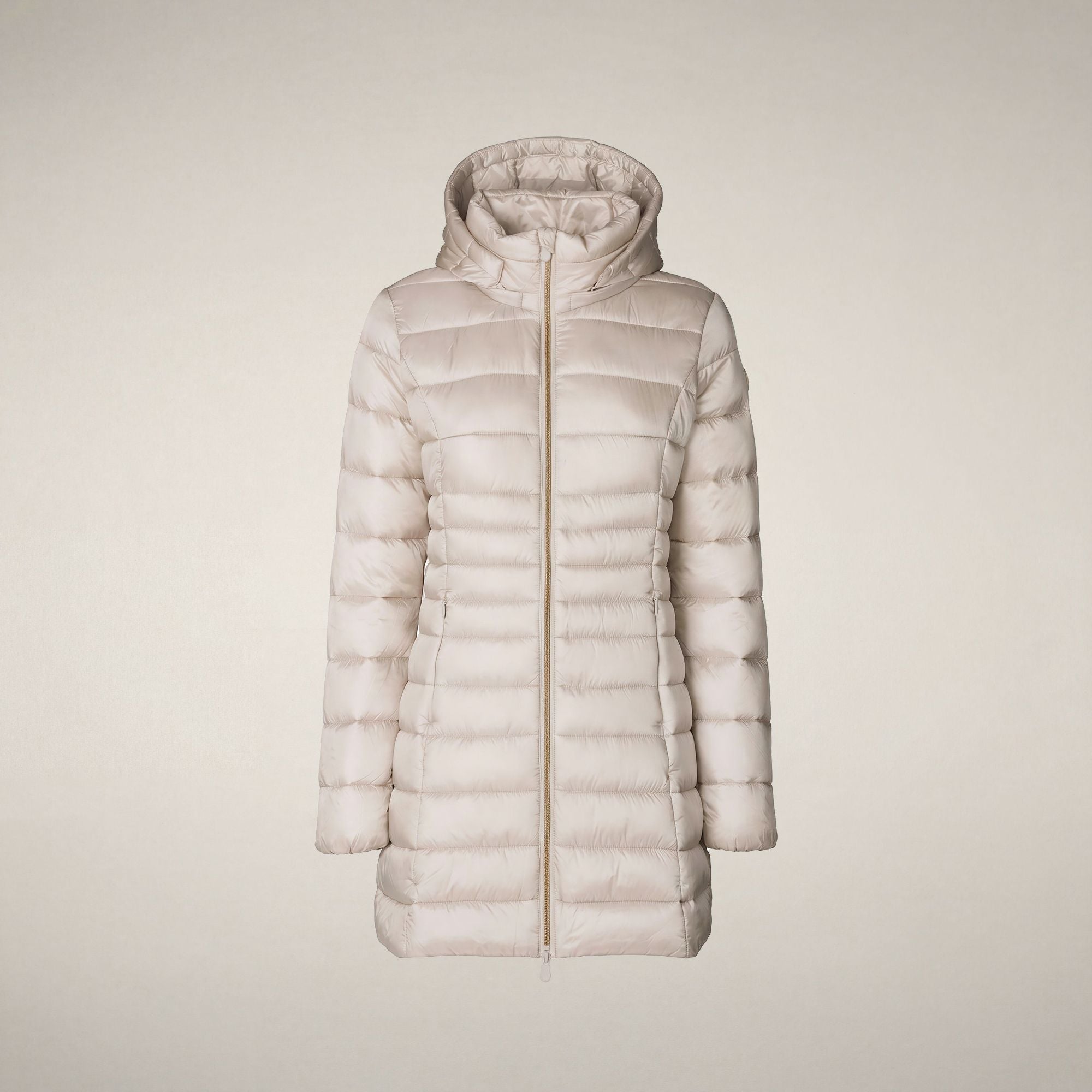 save-the-duck-reese-doudoune-longue-femme-beige-rainy image 3