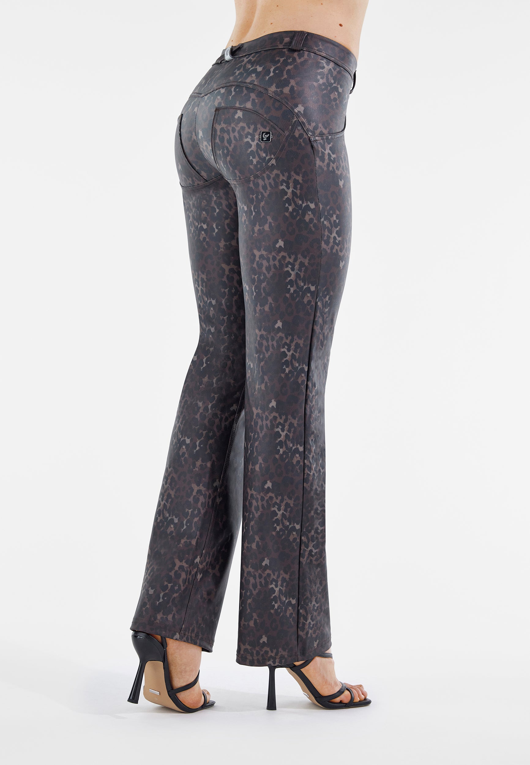 freddy-wr-up-pantalon-wide-leg-similpelle-animalier-push-up image 1