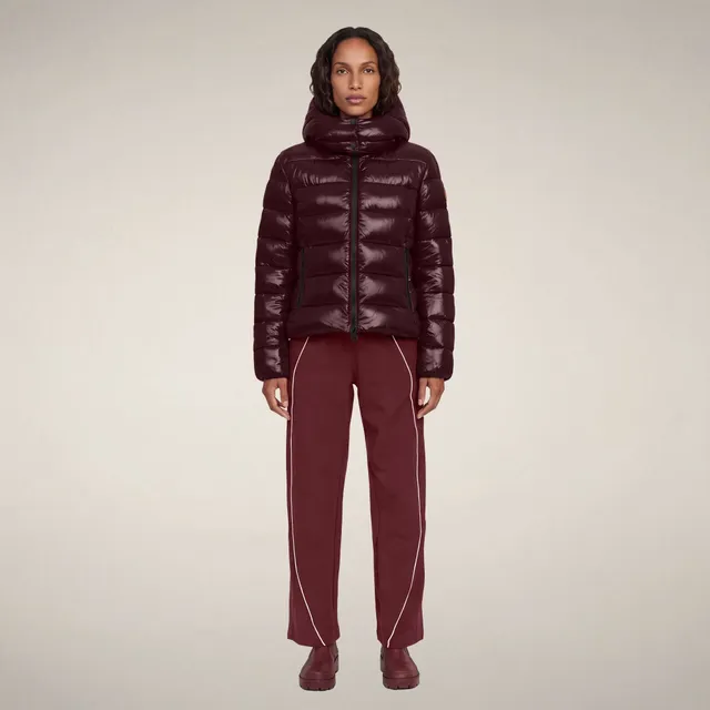 save-the-duck-cosmary-doudoune-femme-slim-bordeaux image 1