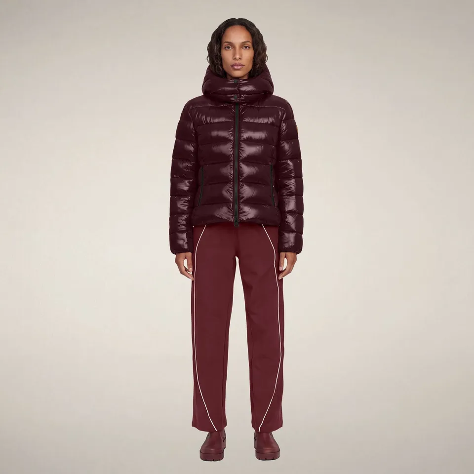 save-the-duck-cosmary-doudoune-femme-slim-bordeaux image 1