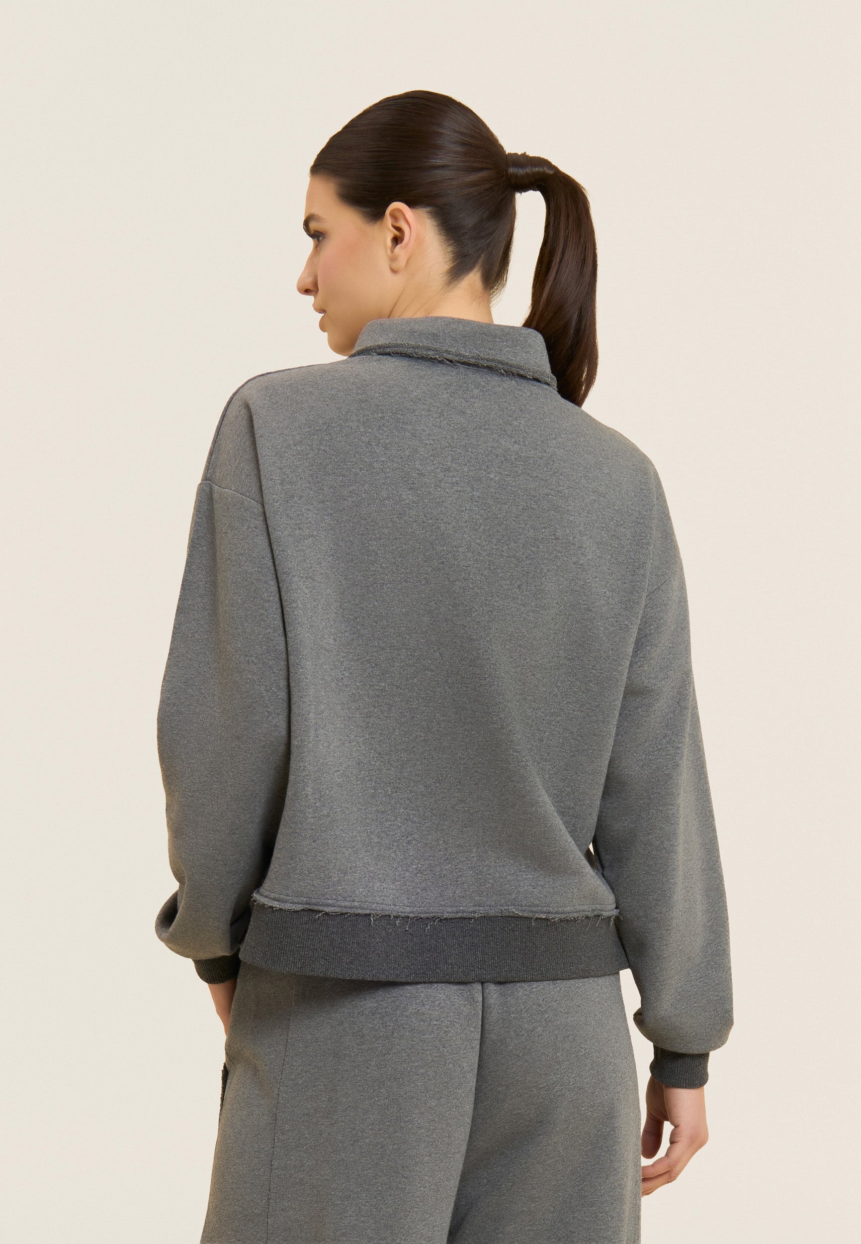 freddy-x-elite-sweat-cropped-femme-m-lange-col-polo image 3