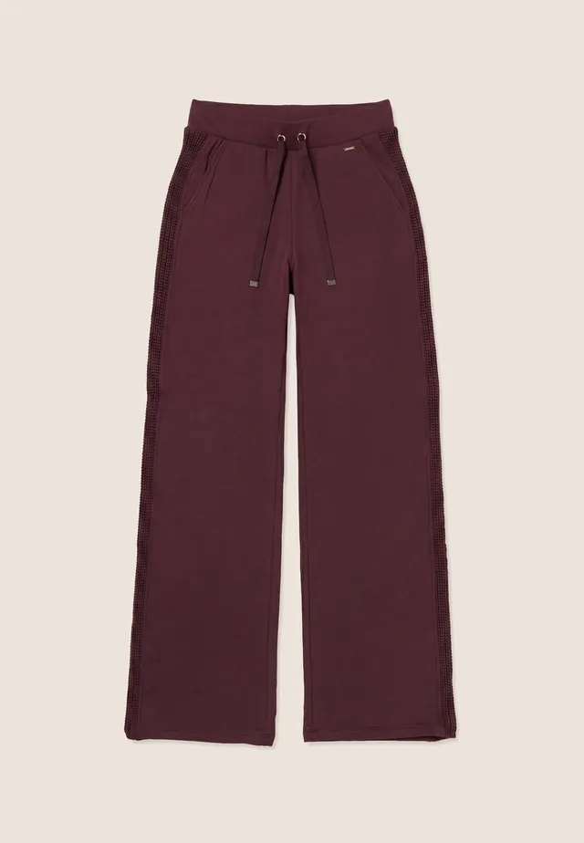 freddy-pantalon-femme-wide-leg-modal-tricot-c-tel image 1