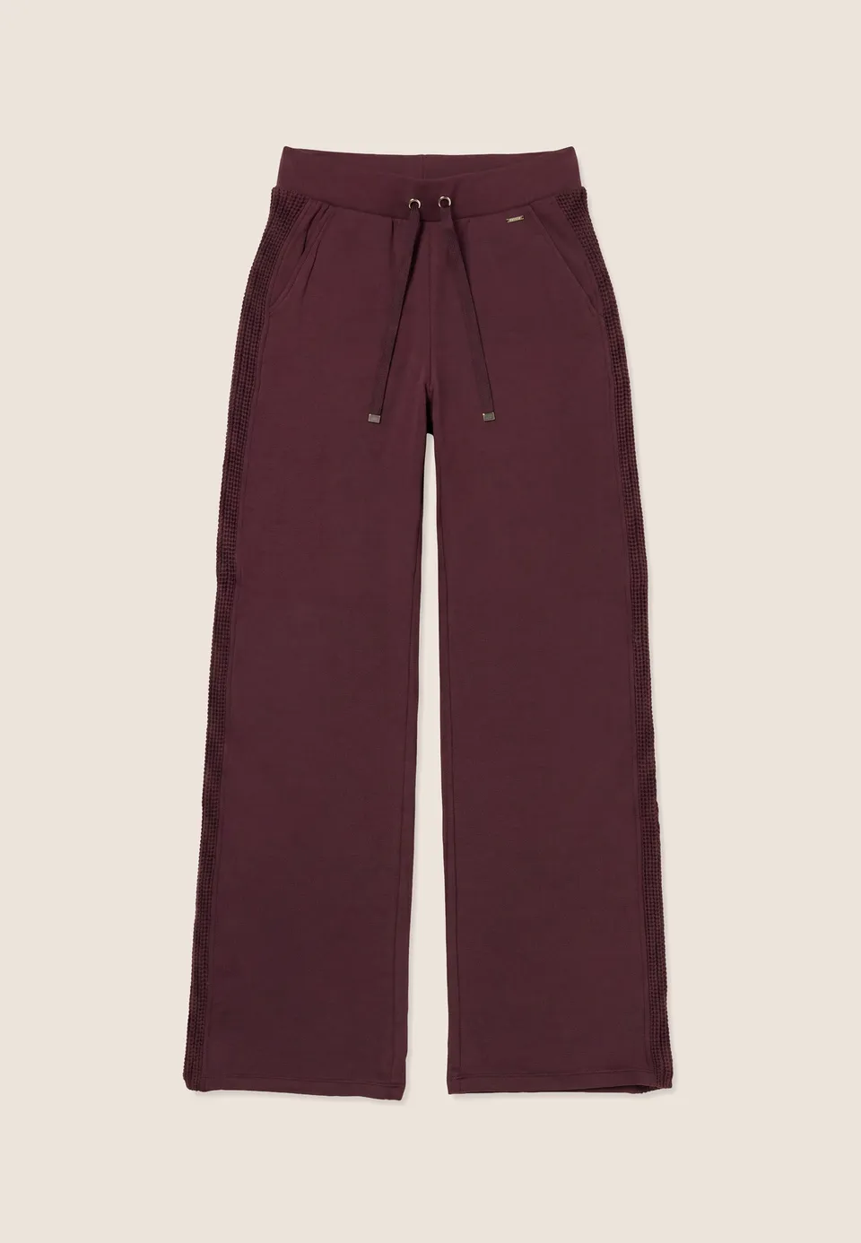 freddy-pantalon-femme-wide-leg-modal-tricot-c-tel image 1