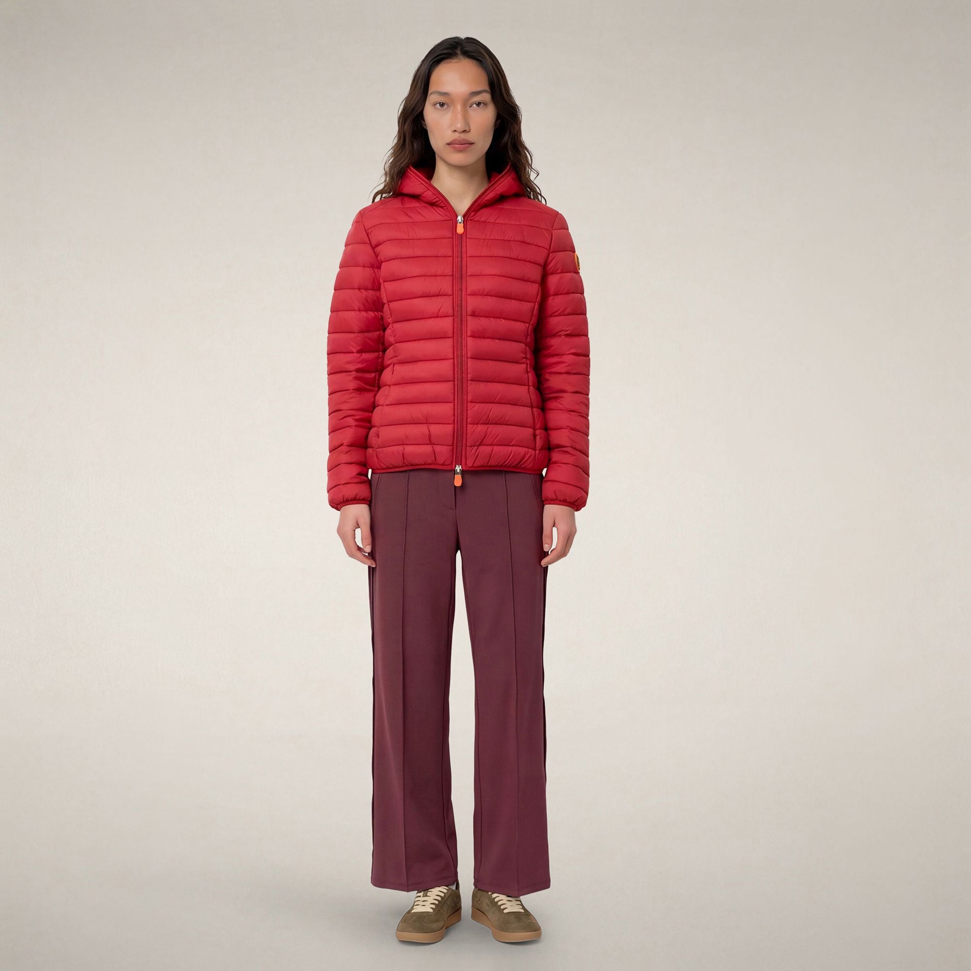 save-the-duck-daisy-doudoune-femme-rouge-fonc image 1