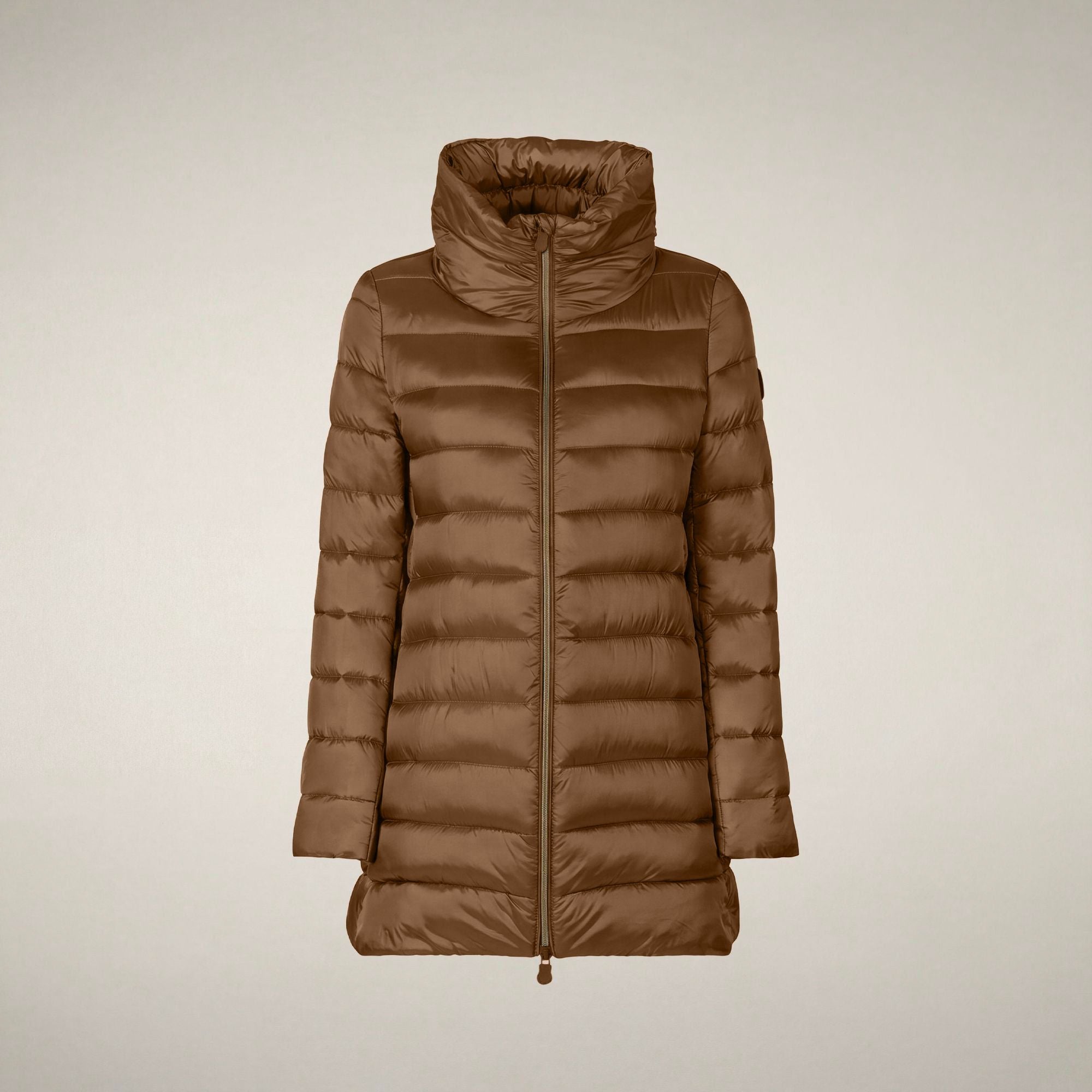 save-the-duck-lydia-piumino-long-femme-marron-noisette image 3