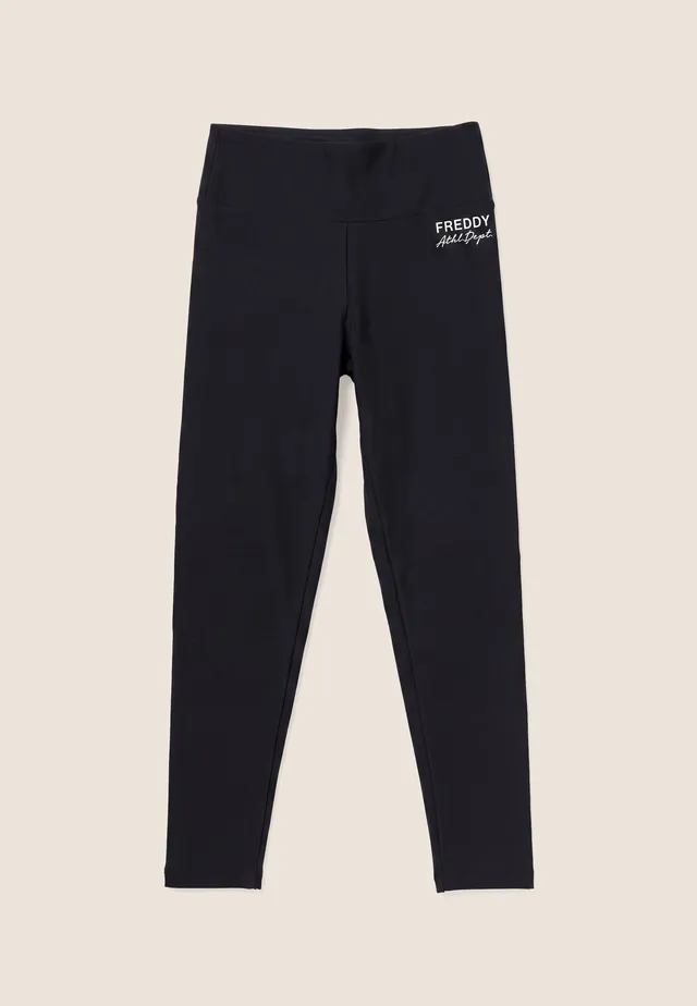 freddy-leggings-femme-taille-haute-7-8-logo-argent image 1