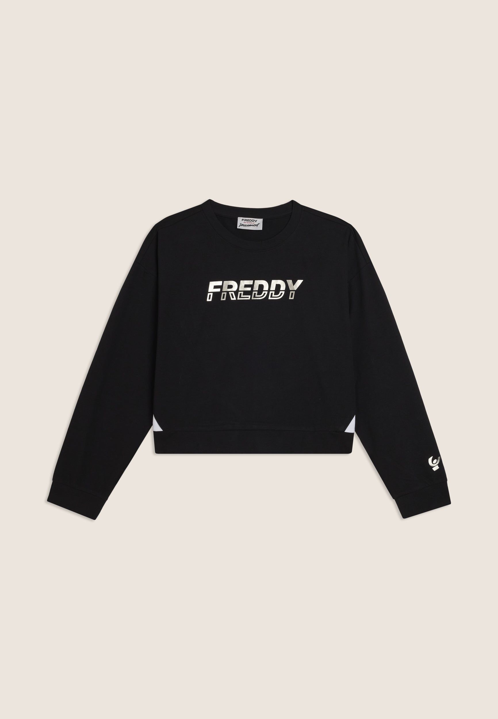 freddy-sweat-col-rond-heavy-jersey-logo-perl-contrast image 8
