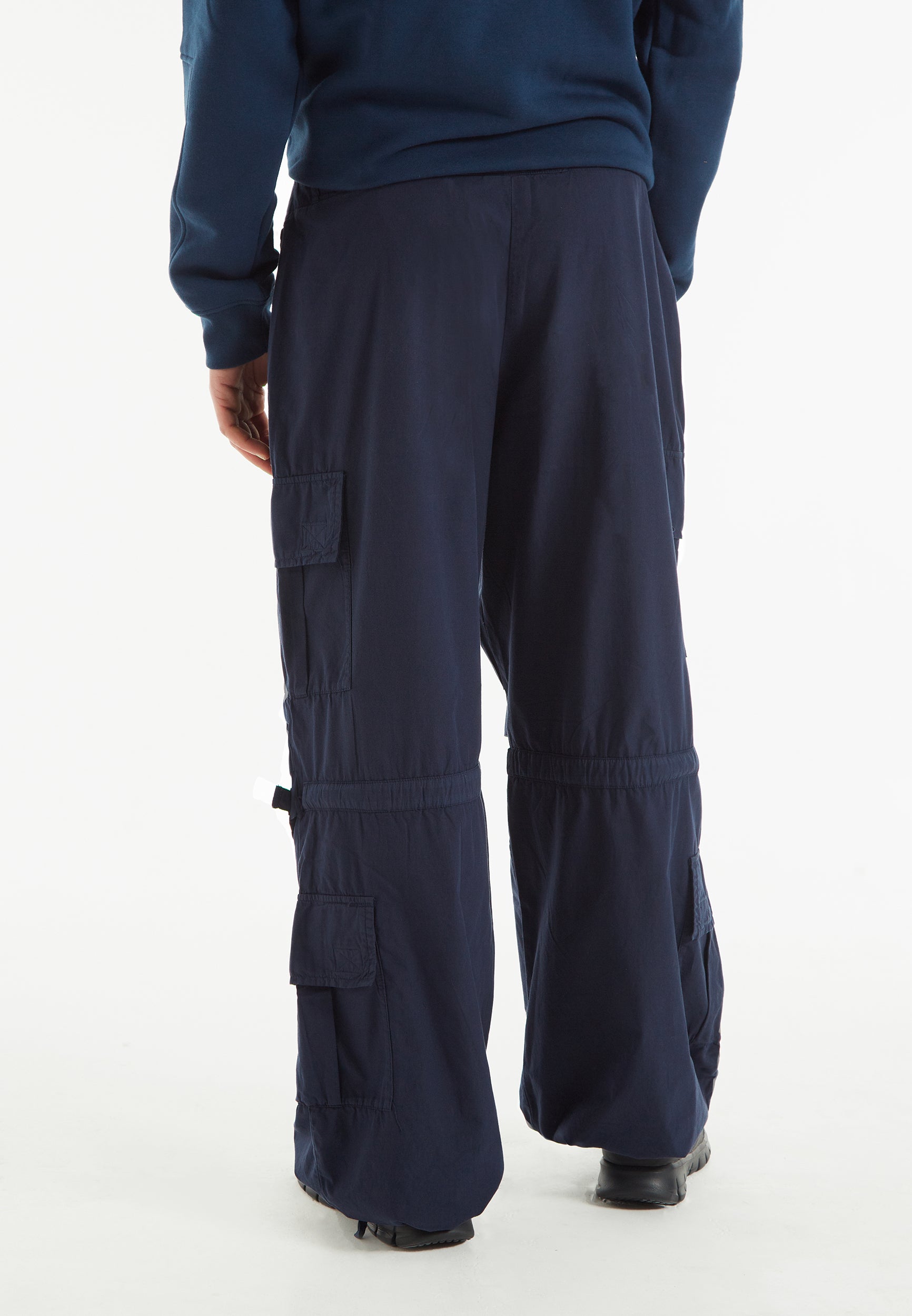 freddy-pantalon-cargo-en-popeline-coton-doubles-poches-et-coulisses image 5