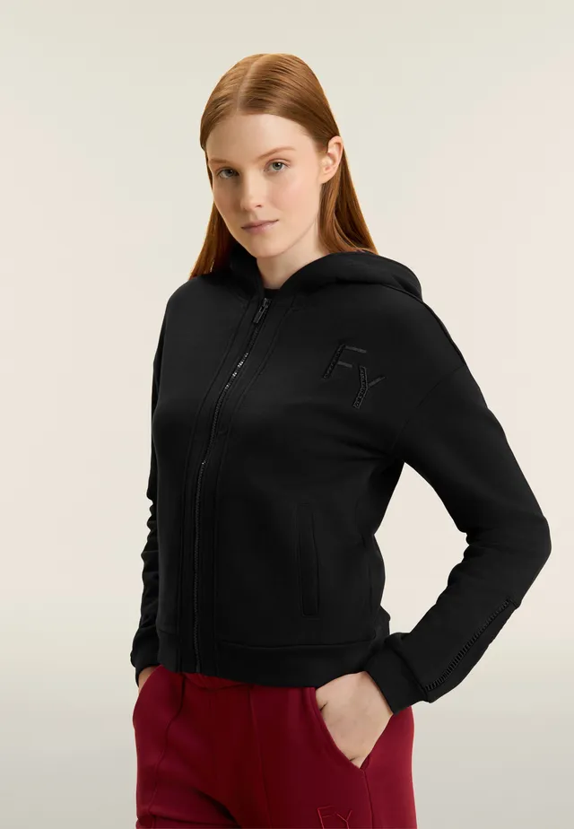 freddy-sweat-femme-capuche-full-zip-french-terry image 1