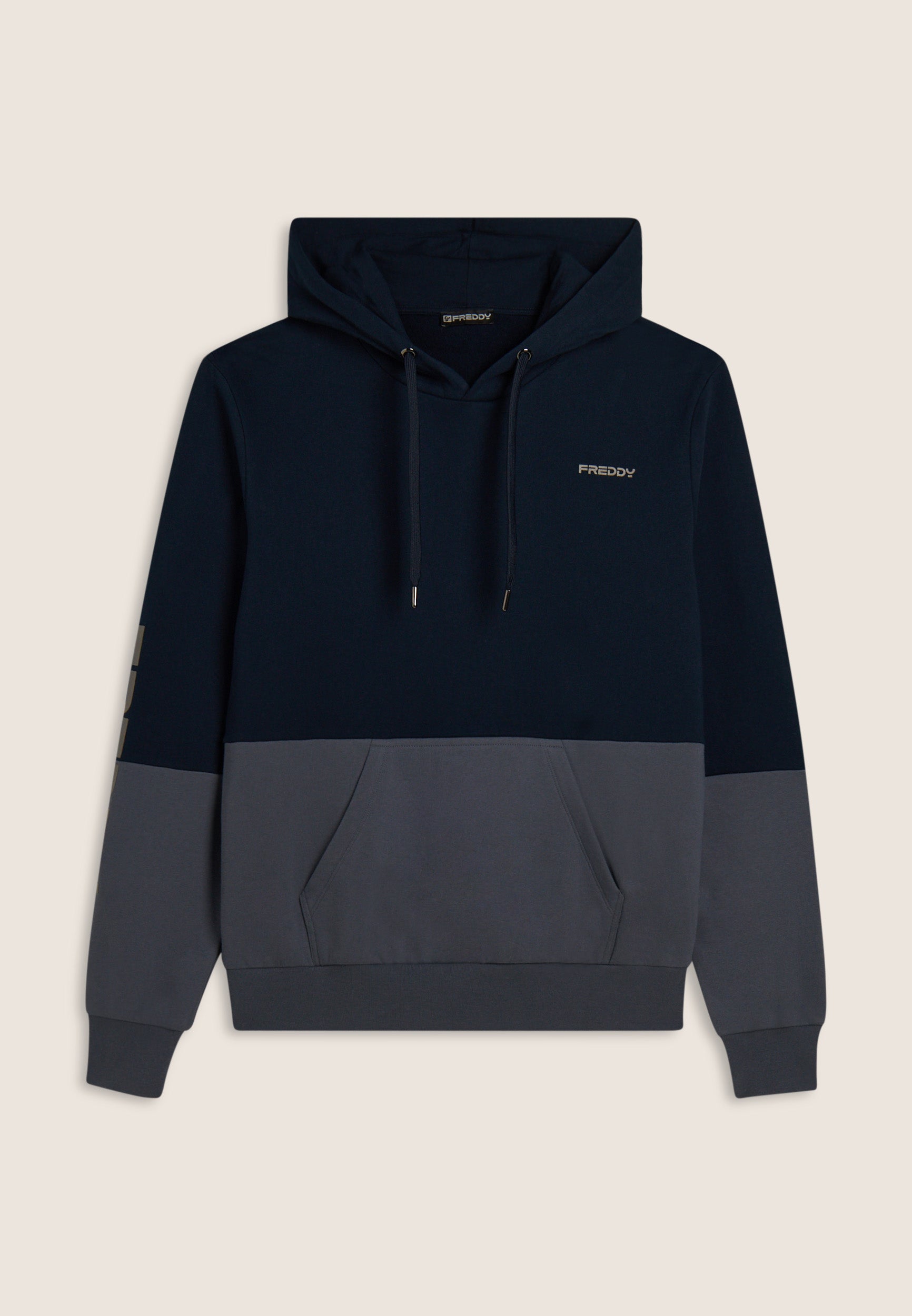 freddy-felpa-colour-block-capuche-jersey-coton-homme image 8