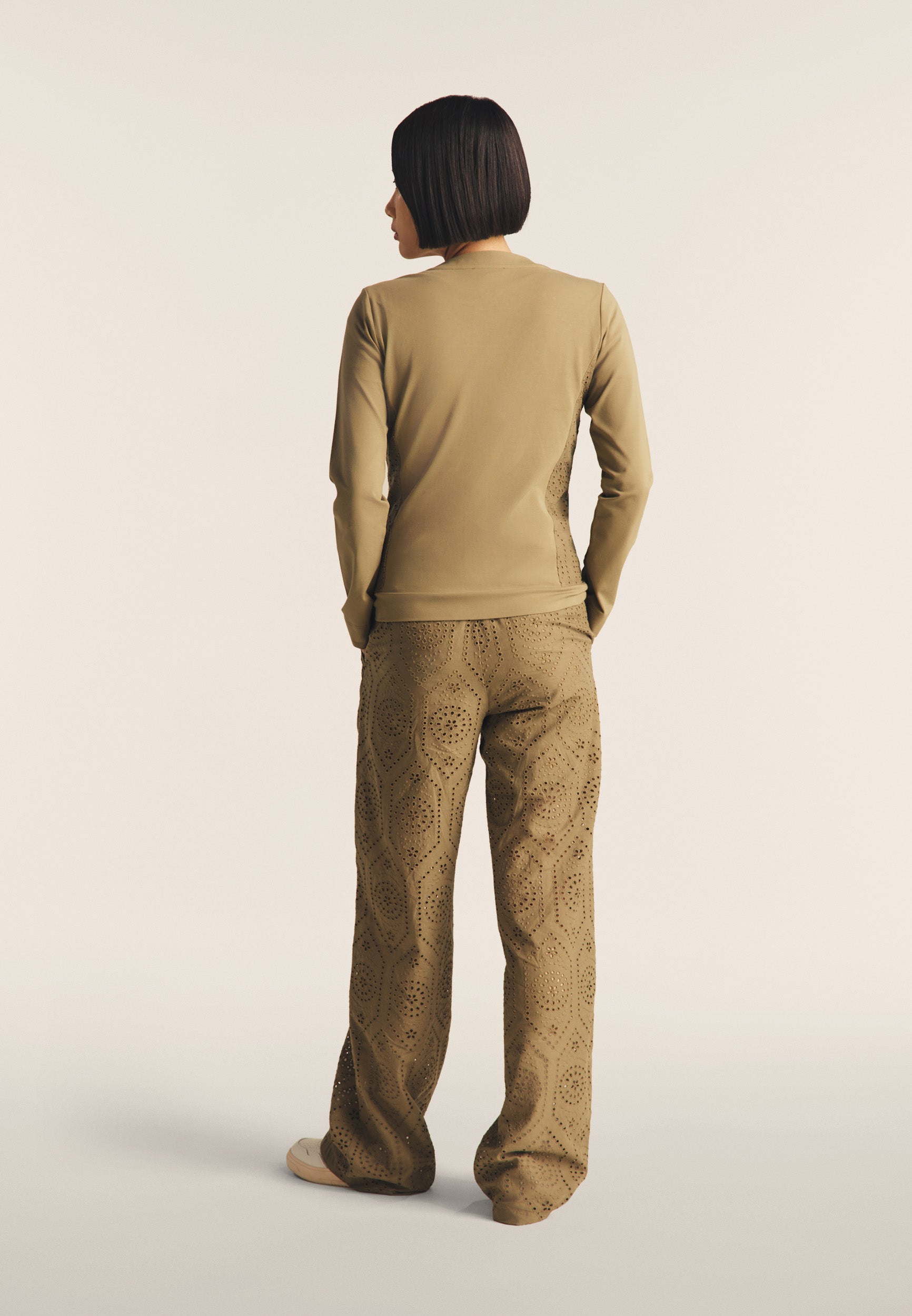 freddy-felpa-sweat-femme-zip-broderie-sangallo-regular-fit image 3