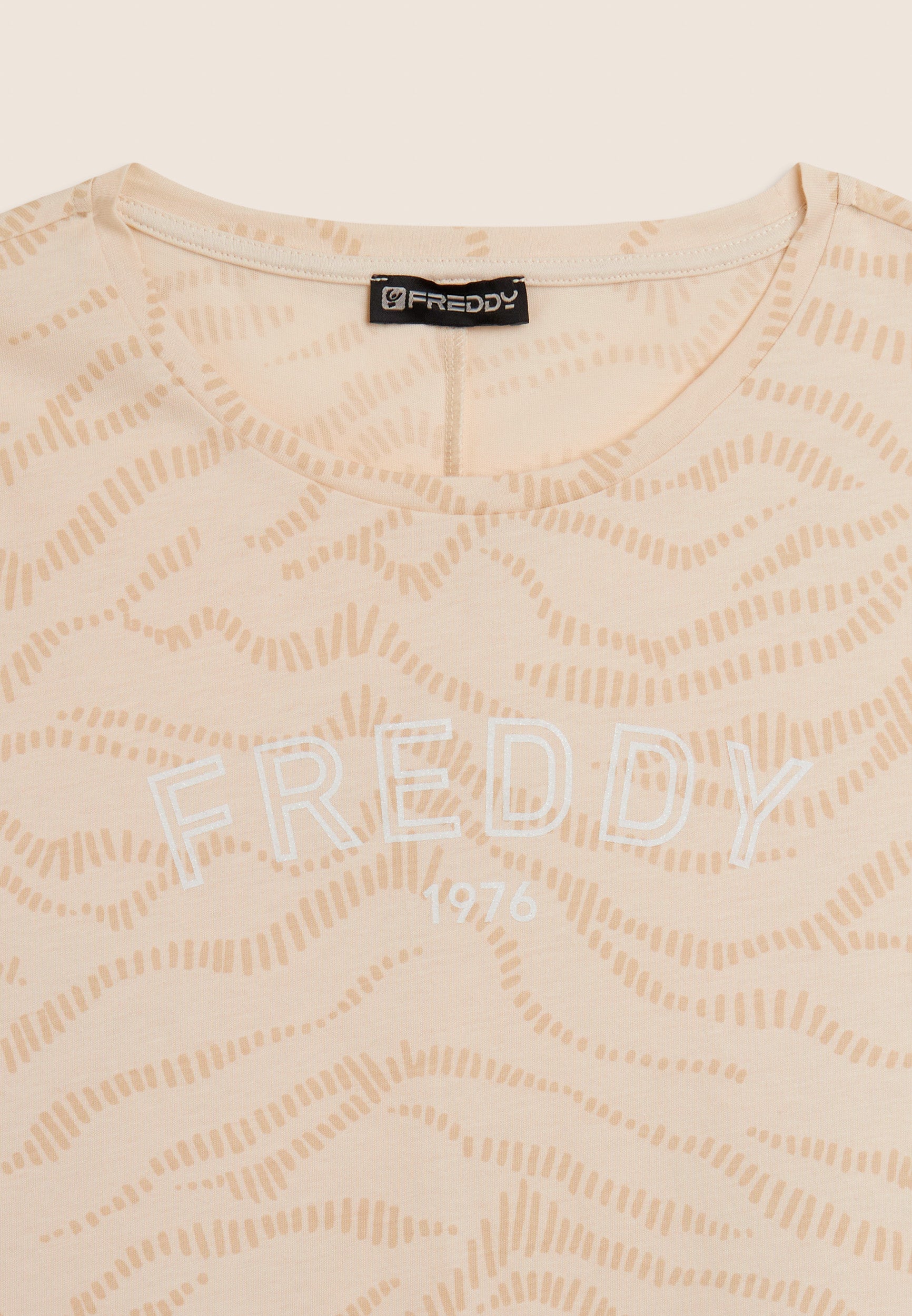 freddy-t-shirt-freddy-1976-logo-glitter-femme image 7