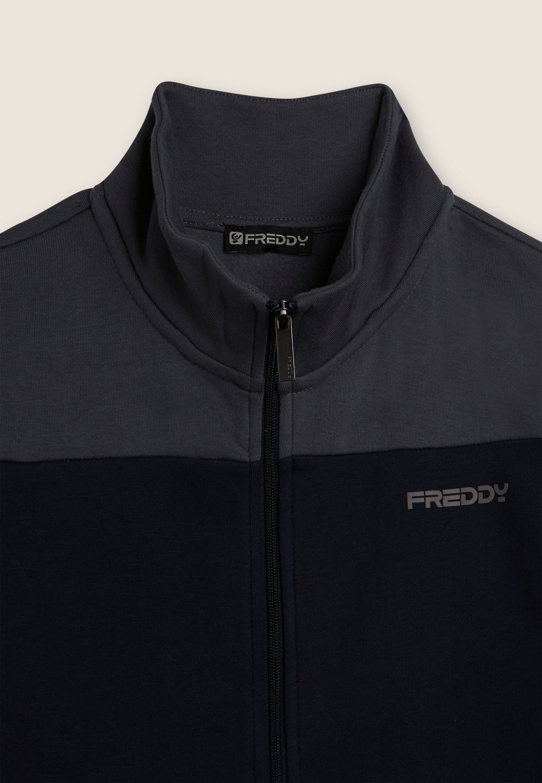 freddy-surv-tement-homme-col-haut-full-zip-colour-block-regular image 3