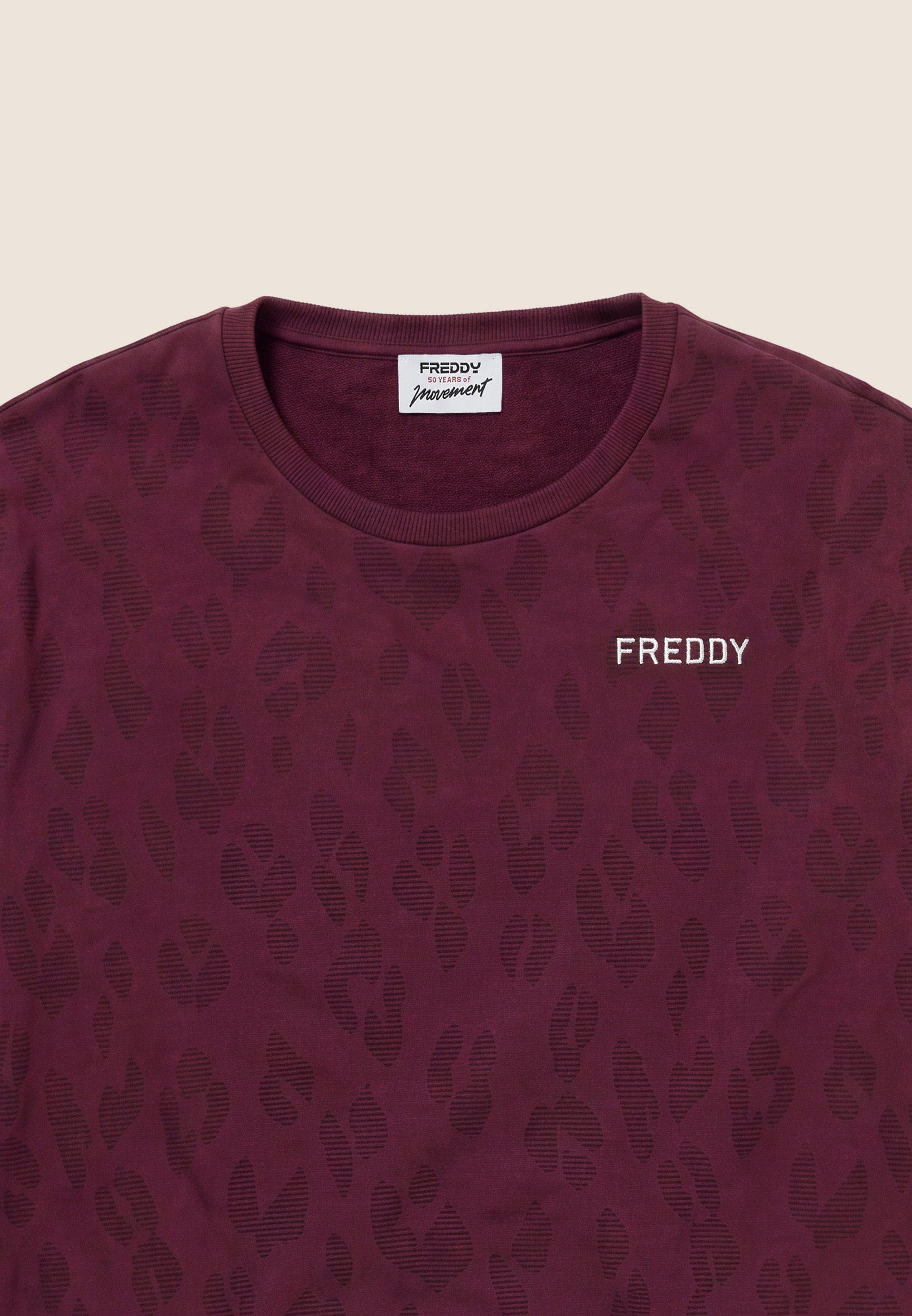 freddy-sweat-femme-col-rond-imprim-l-opard-regular-fit image 3