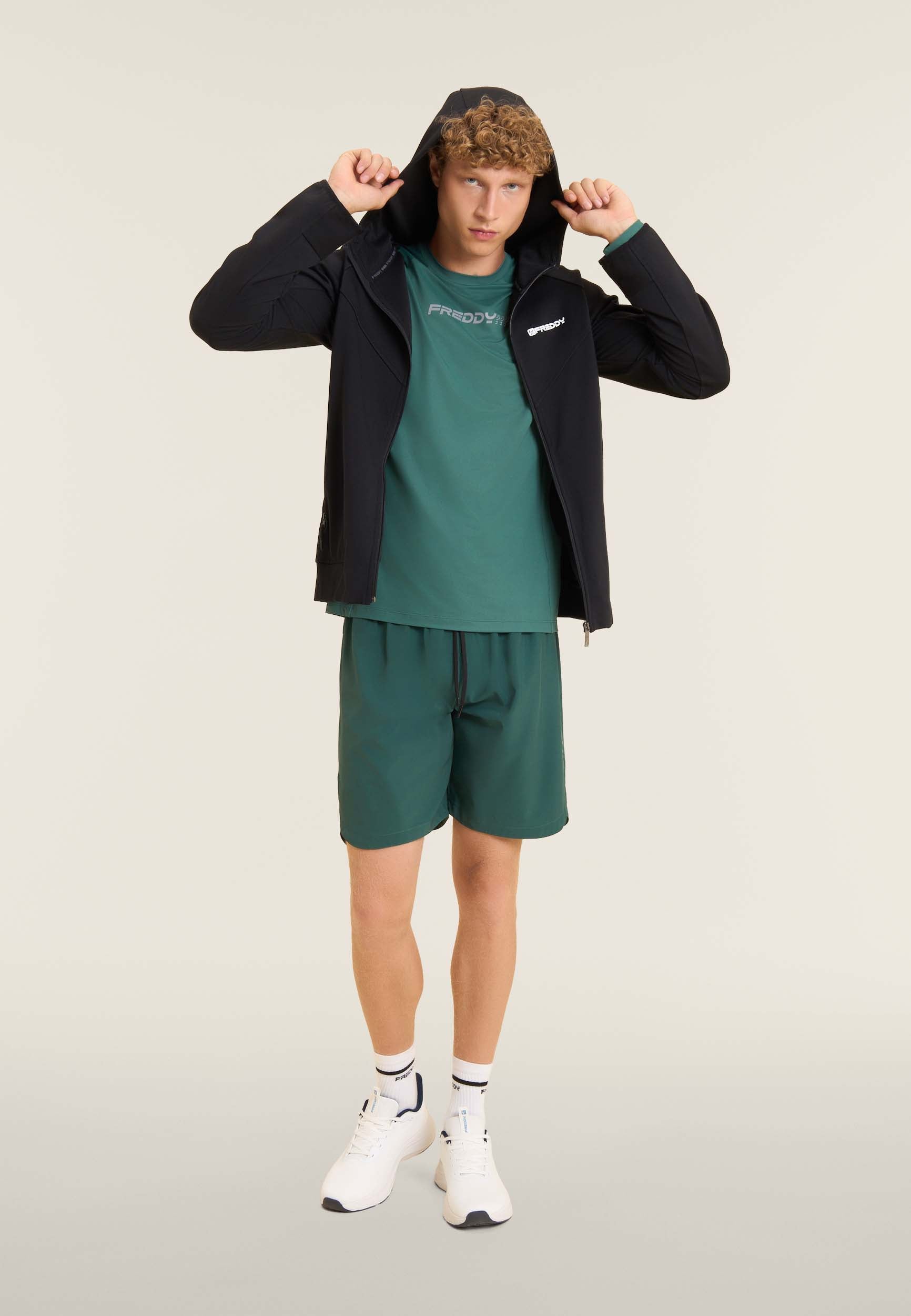 freddy-sweat-homme-full-zip-capuche-mesh-interlock image 2