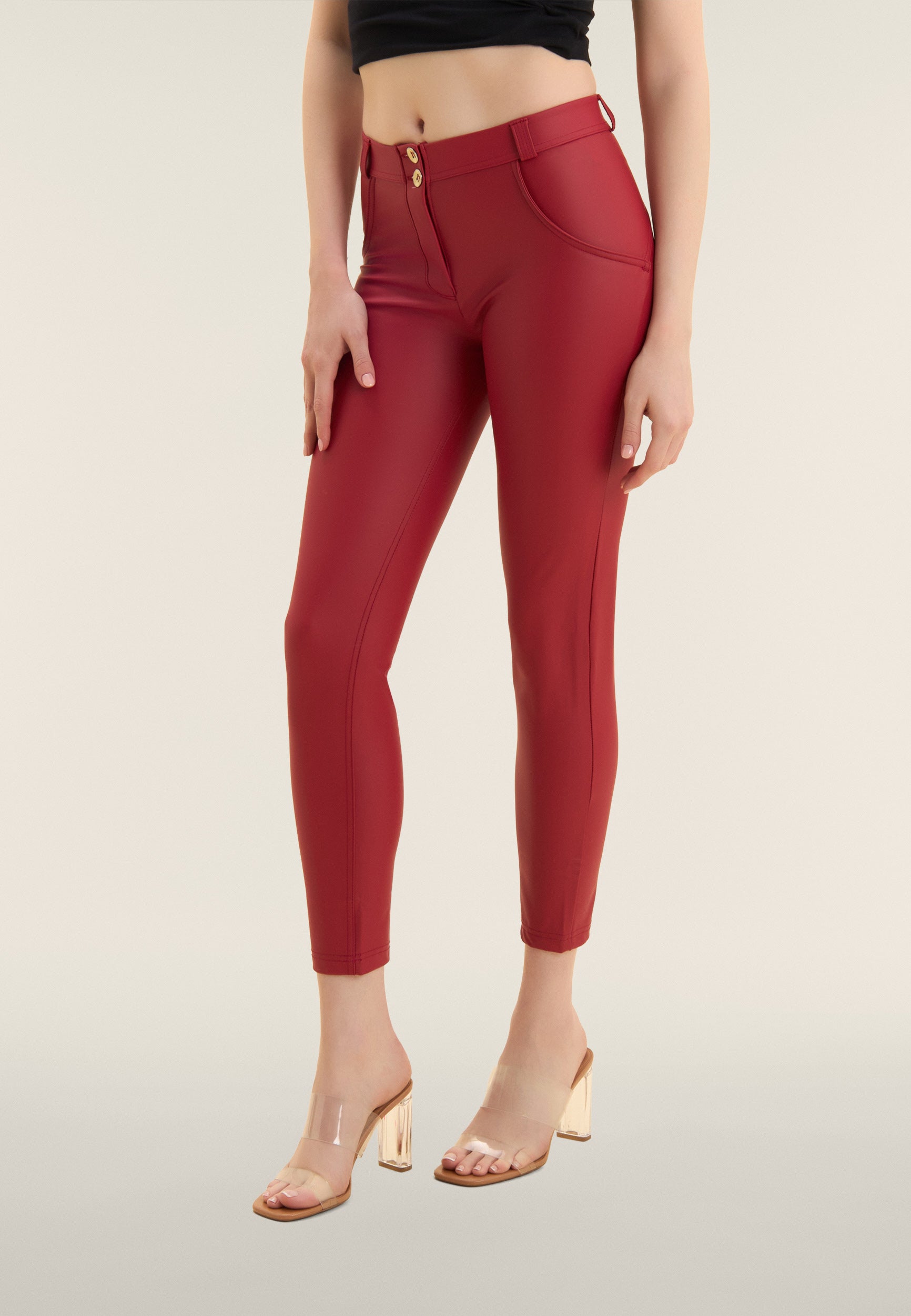 freddy-pantalon-wr-up-superskinny-7-8-taille-regular-simili-cuir-dition-sp-ciale image 1
