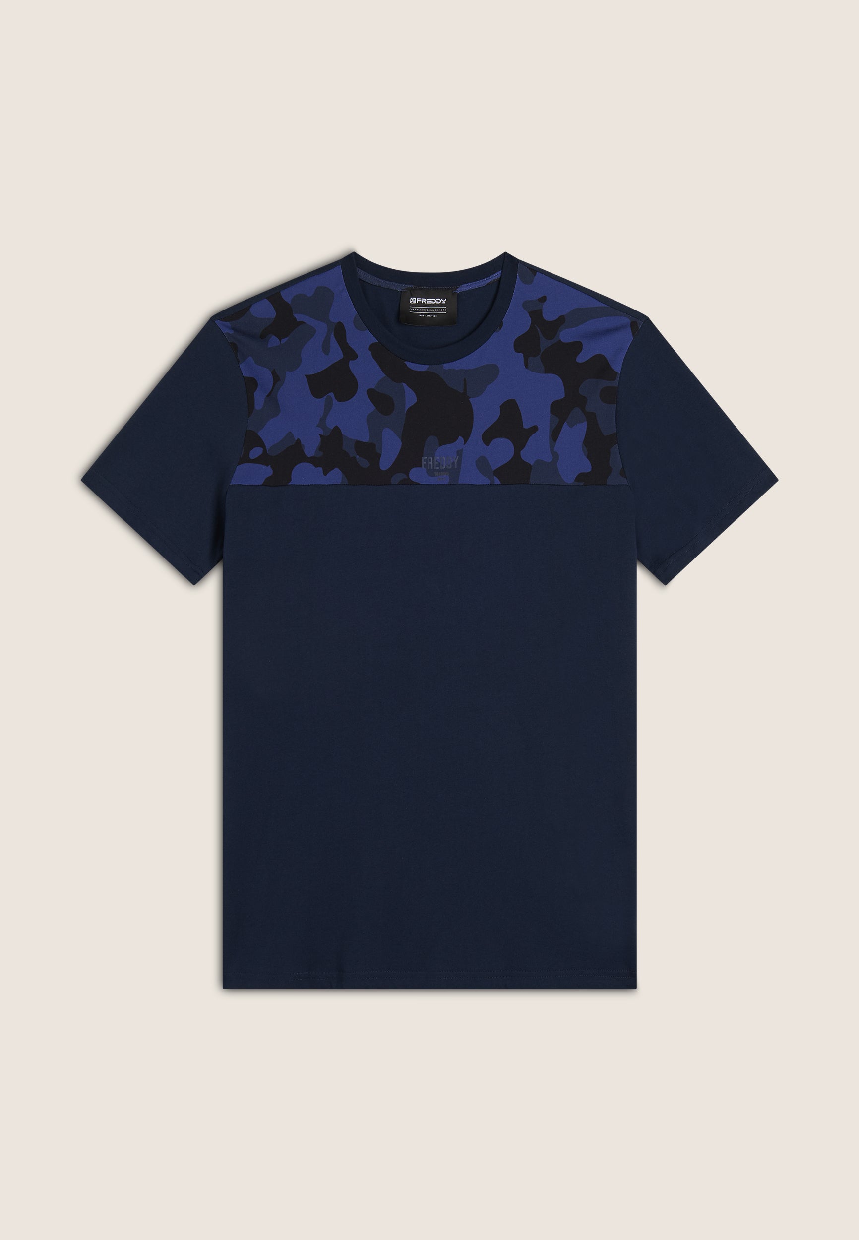 freddy-t-shirt-regular-coton-insert-camouflage image 5