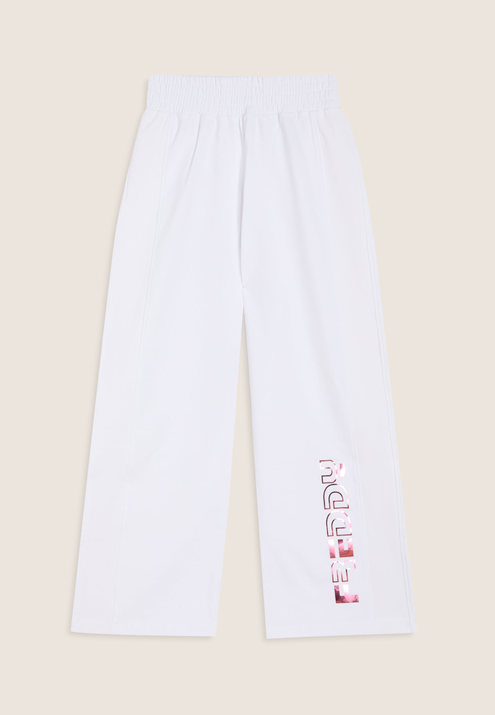 freddy-pantalon-fille-wide-leg-coton-elasticis image 1
