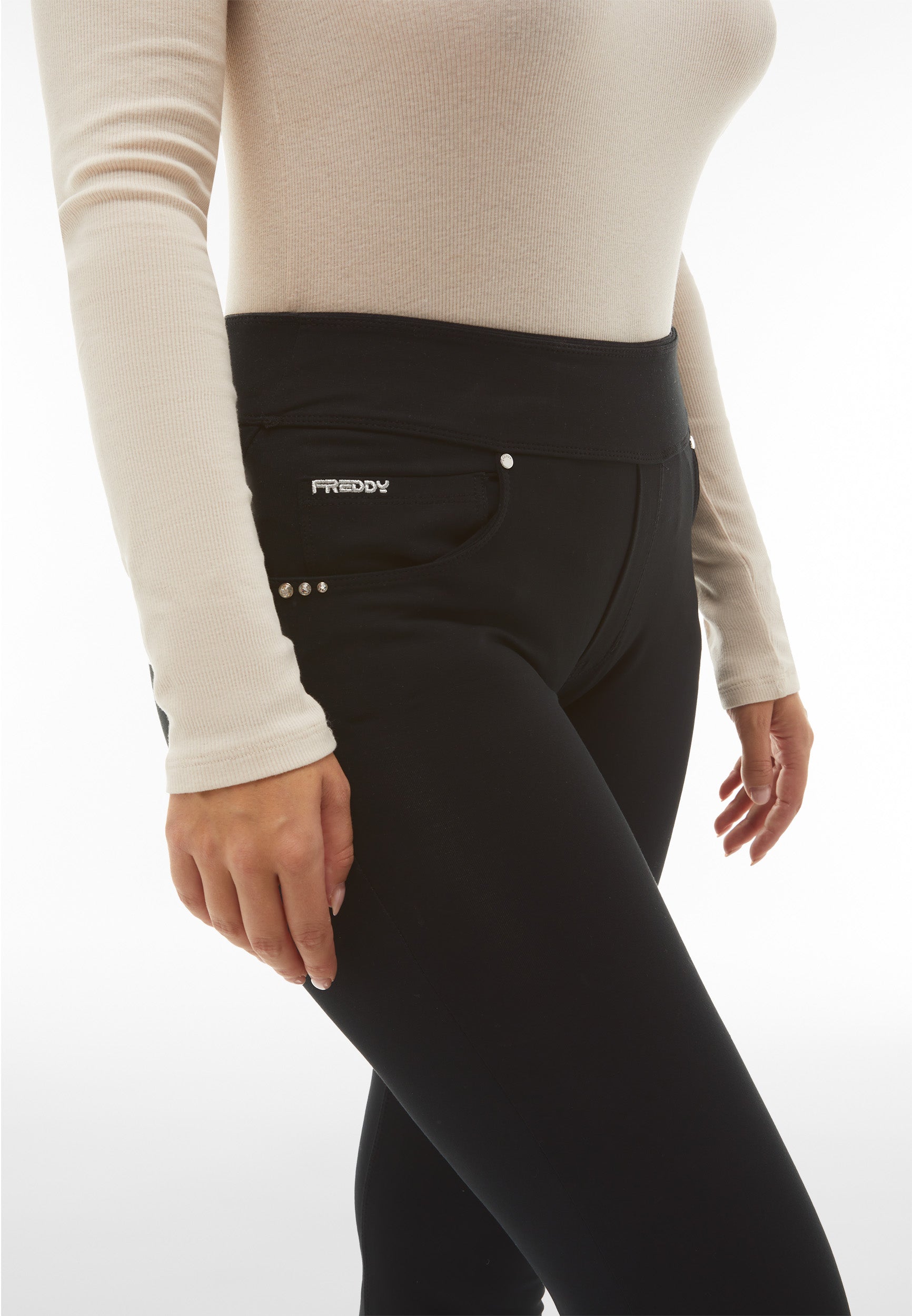 freddy-n-o-w-pantalon-skinny-taille-moyenne-r-versible-en-jersey image 4