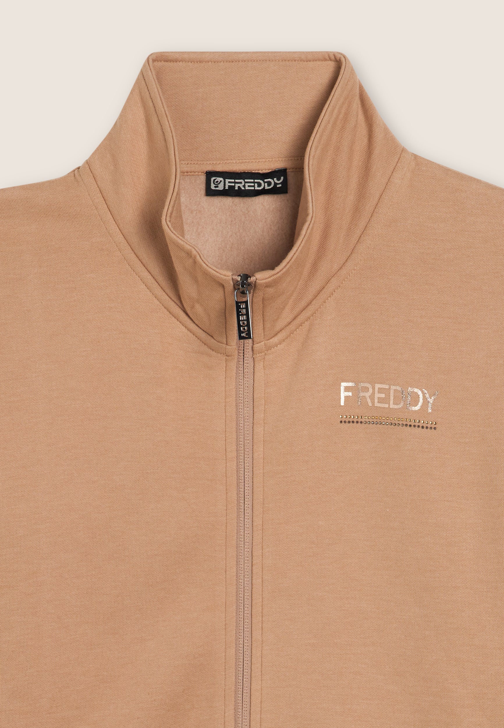 freddy-ensemble-tuta-regular-fit-col-haut-strass-full-zip image 6
