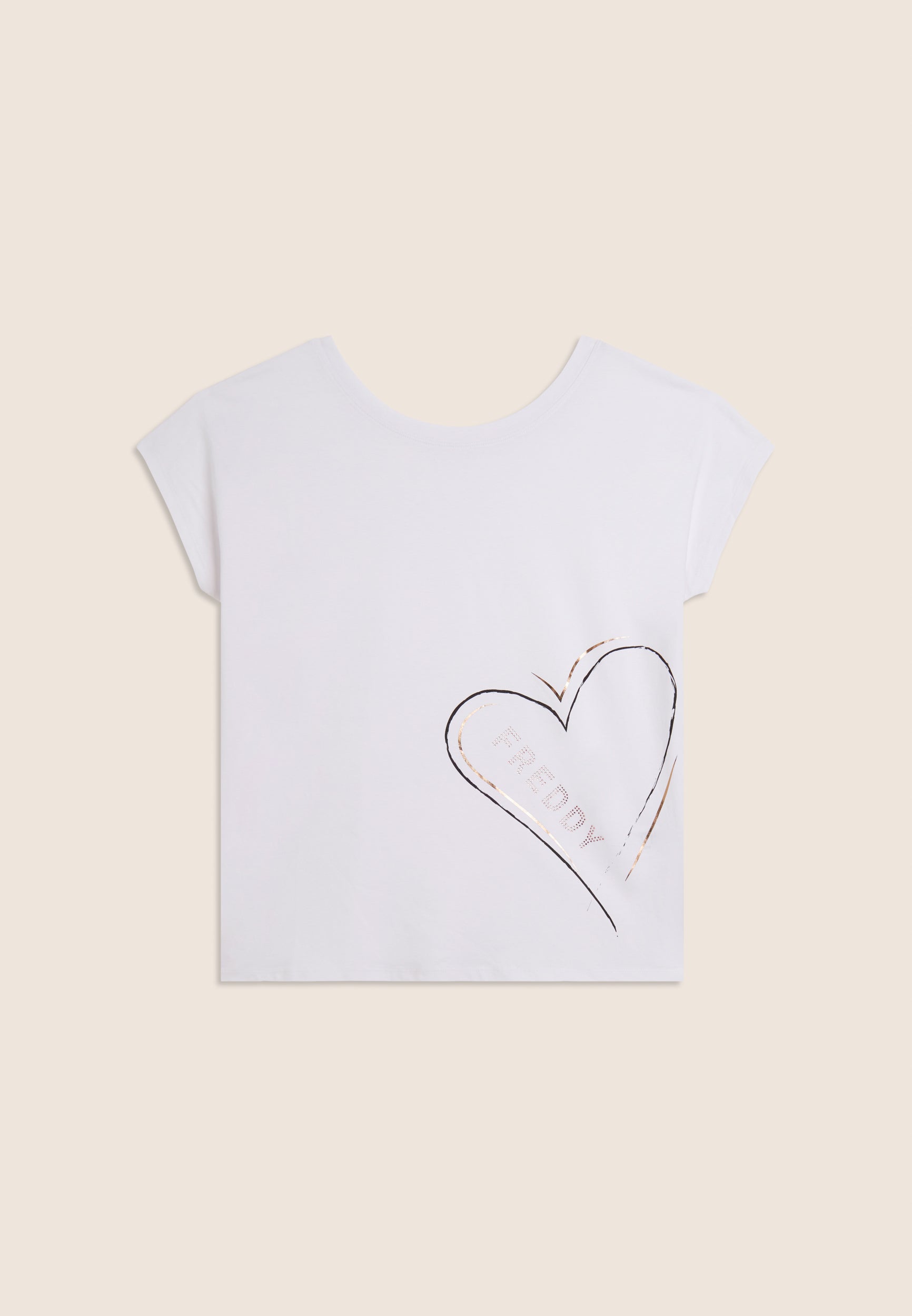 freddy-t-shirt-femme-r-versible-coeurs-logo-supima image 5