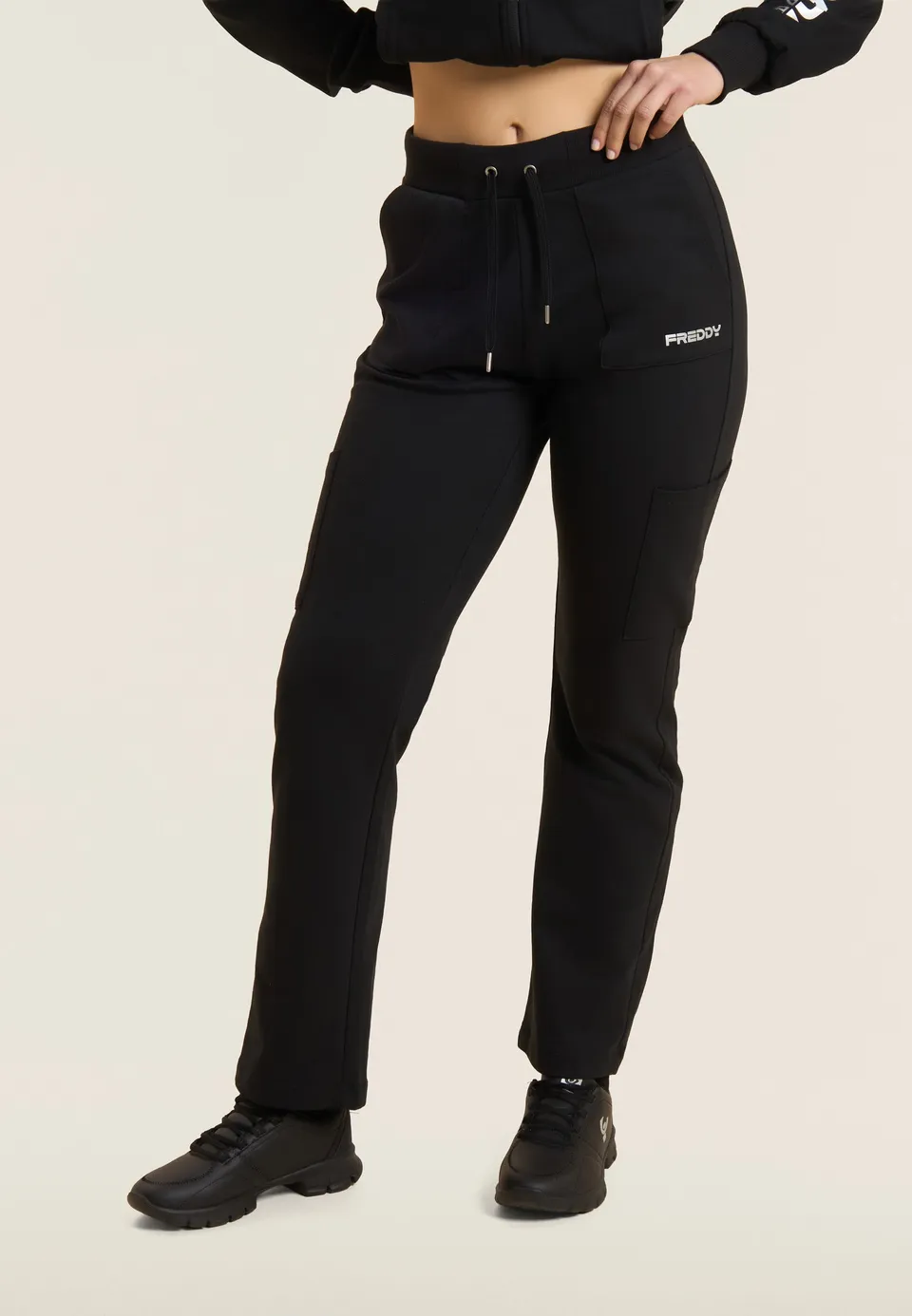 freddy-pantalon-regular-heavy-jersey-coton-poches-plaqu-es-jambe-droite image 1
