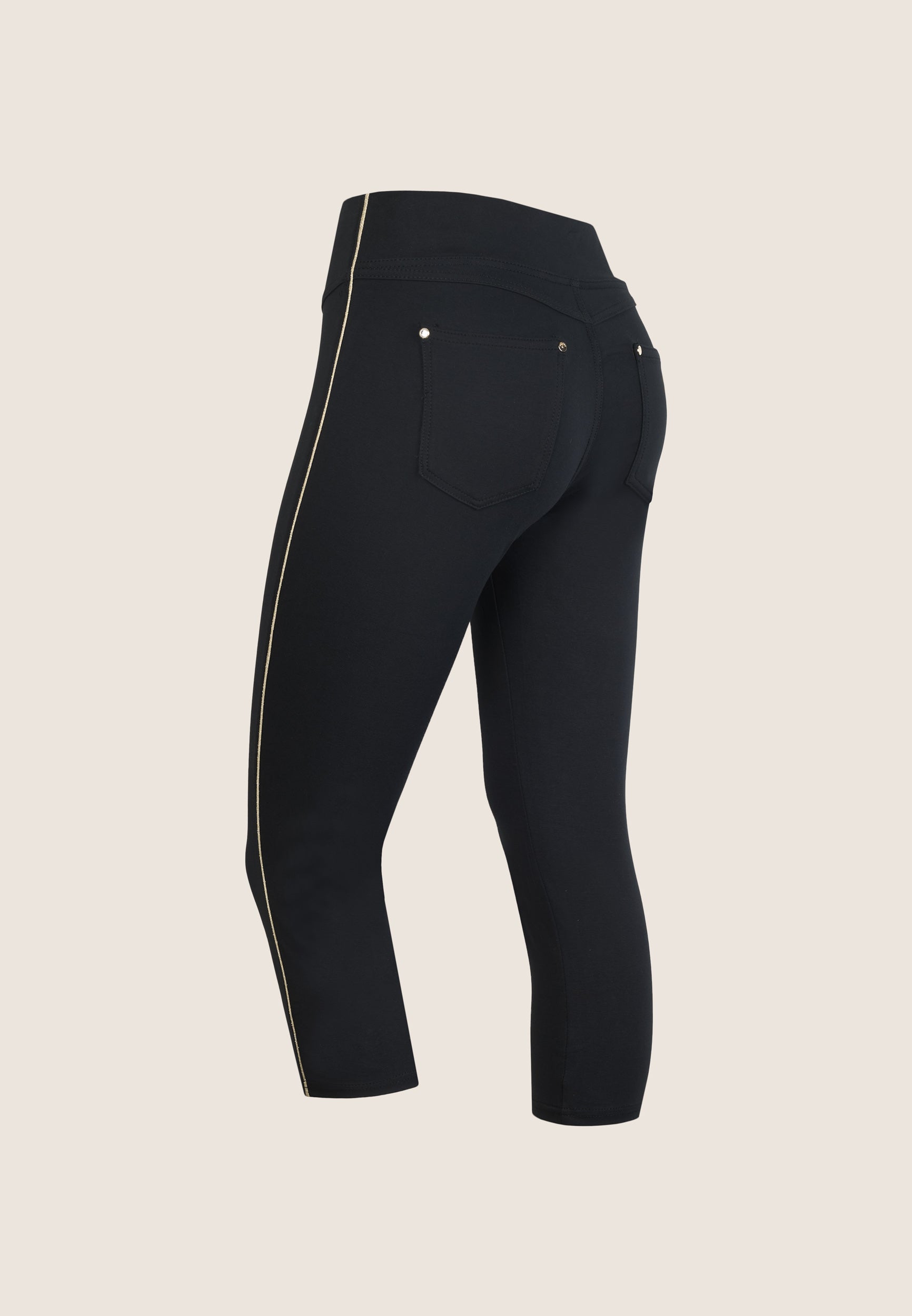 freddy-pantacourt-capri-skinny-coton-bio-taille-haute-femme image 2