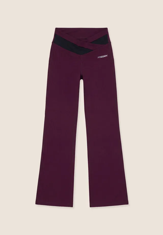 freddy-wr-up-legging-flare-mano-pesca-taille-haute-crois-e image 1