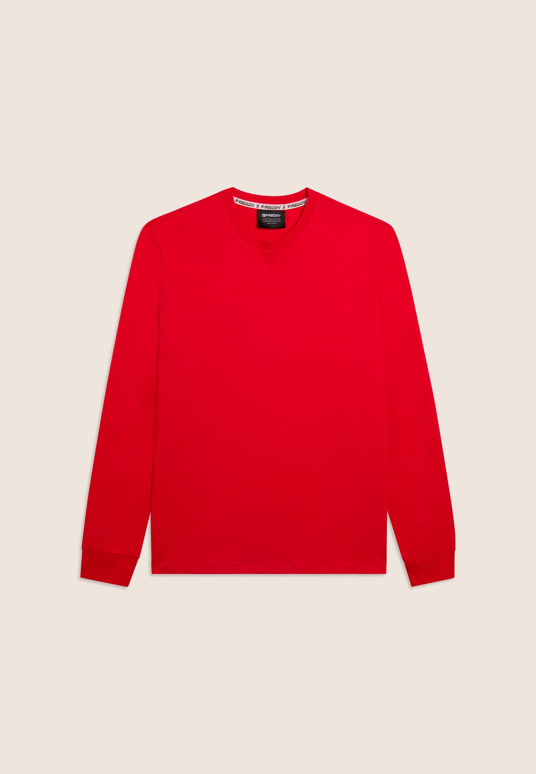 freddy-t-shirt-manches-longues-en-jersey-coton-avec-poignets image 4