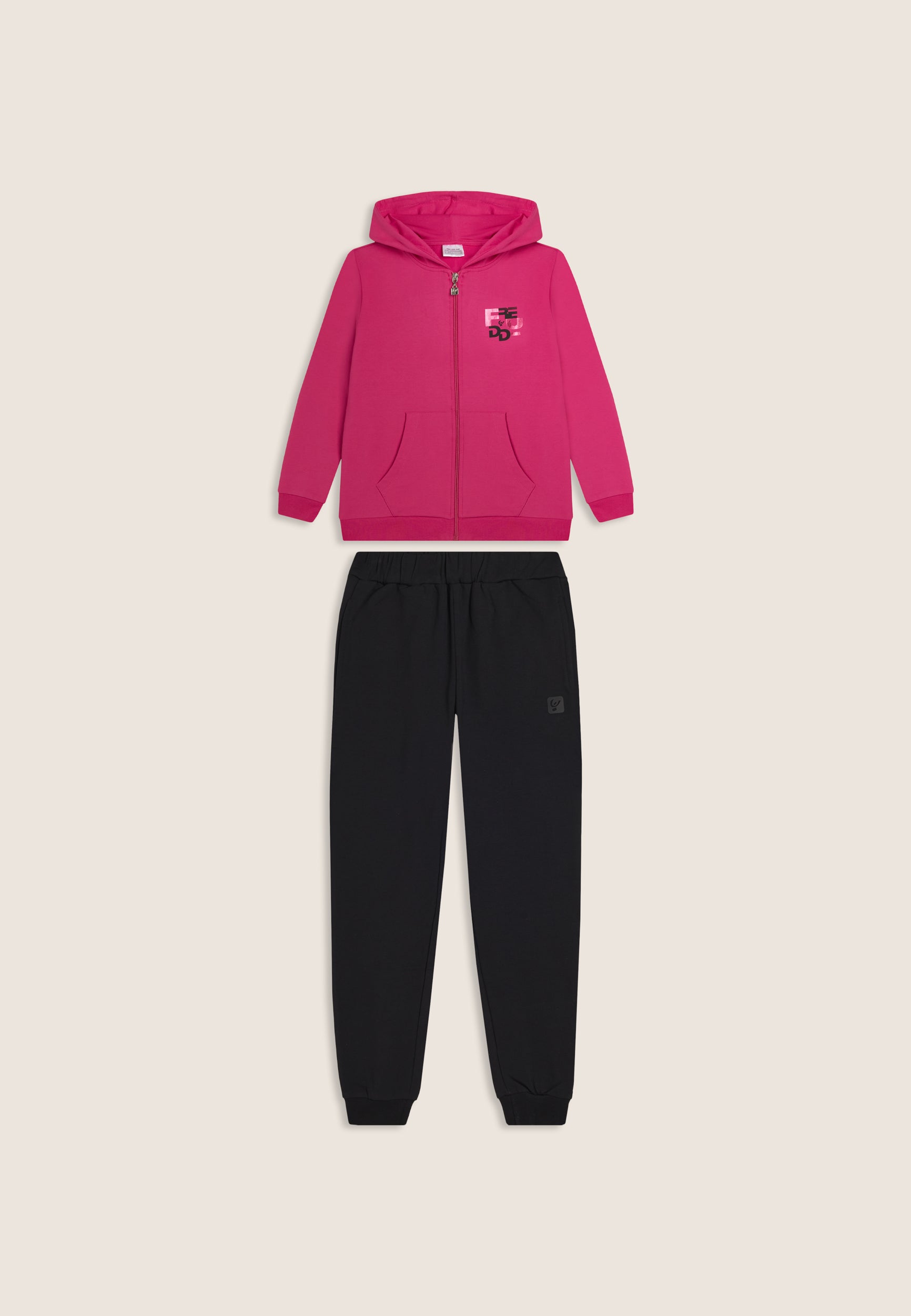 freddy-surv-tement-junior-fille-full-zip-capuche-poches-kangourou image 4
