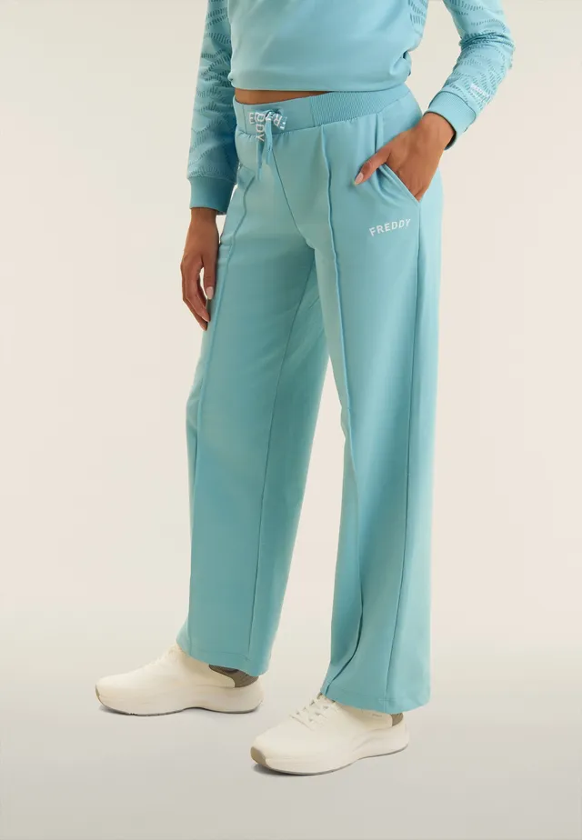 pantalon-wide-leg-femme-freddy-coulisse-logot-e image 1