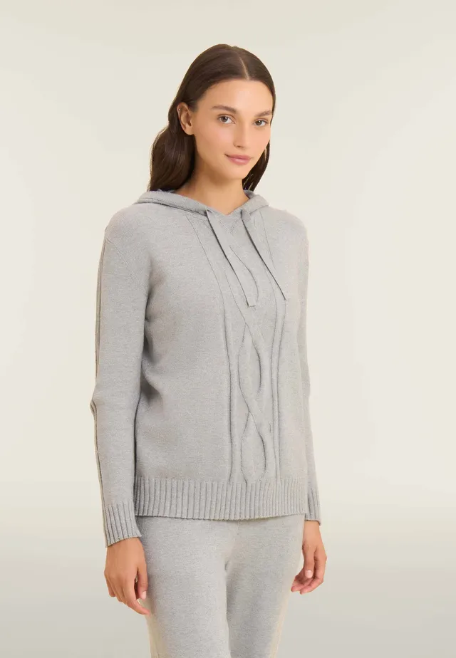freddy-maille-femme-tricot-capuche-tresse-frontale image 1