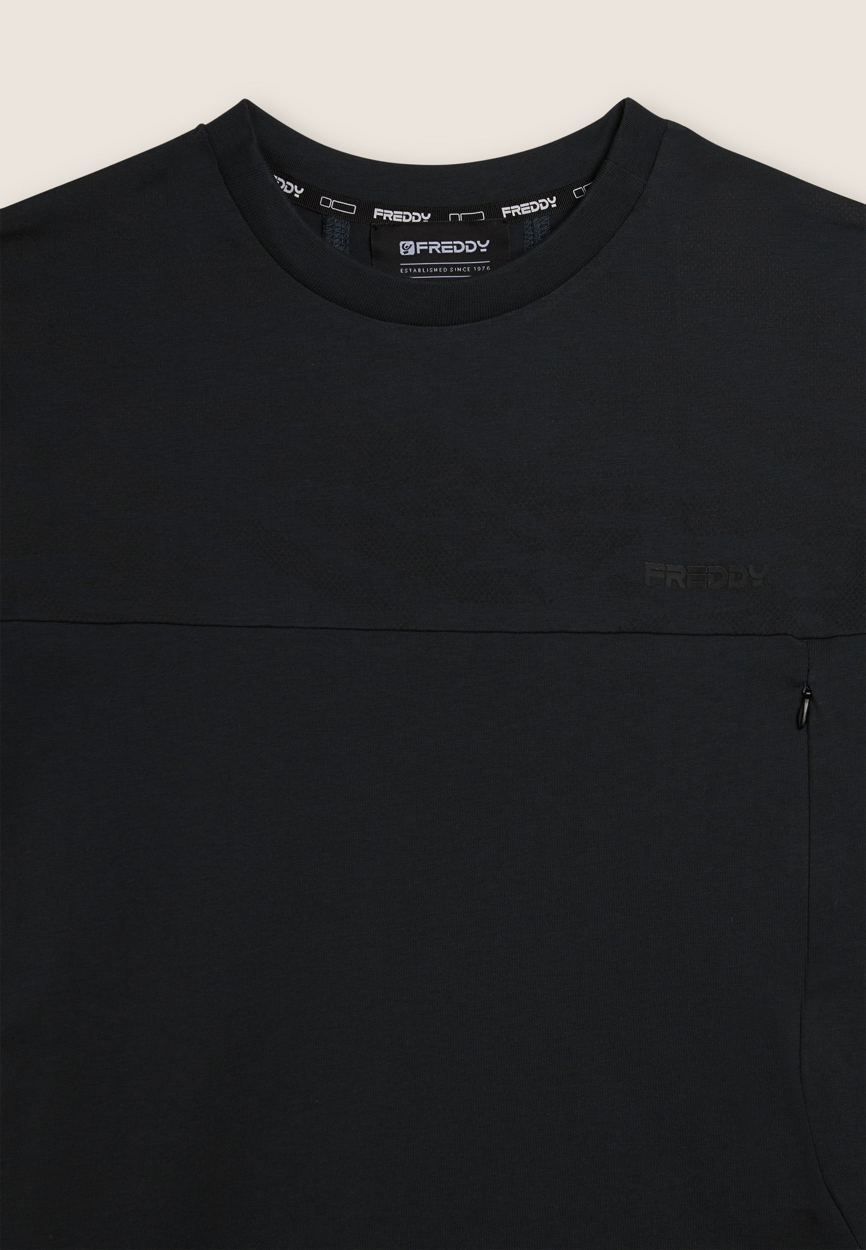 freddy-t-shirt-fantasia-coton-avec-poche-lat-rale-zipp-e image 6